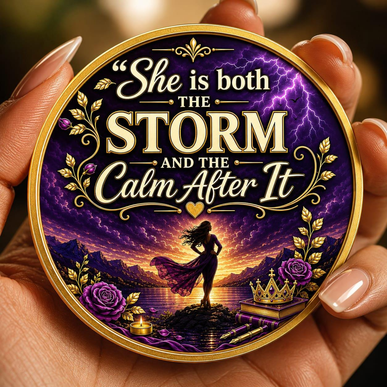 Custom Brass AA Sobriety Coin with Serenity Prayer - Personalized Recovery Medallion Custom Brass AA Sobriety Coin with Serenity Prayer - Personalized Recovery Medallion