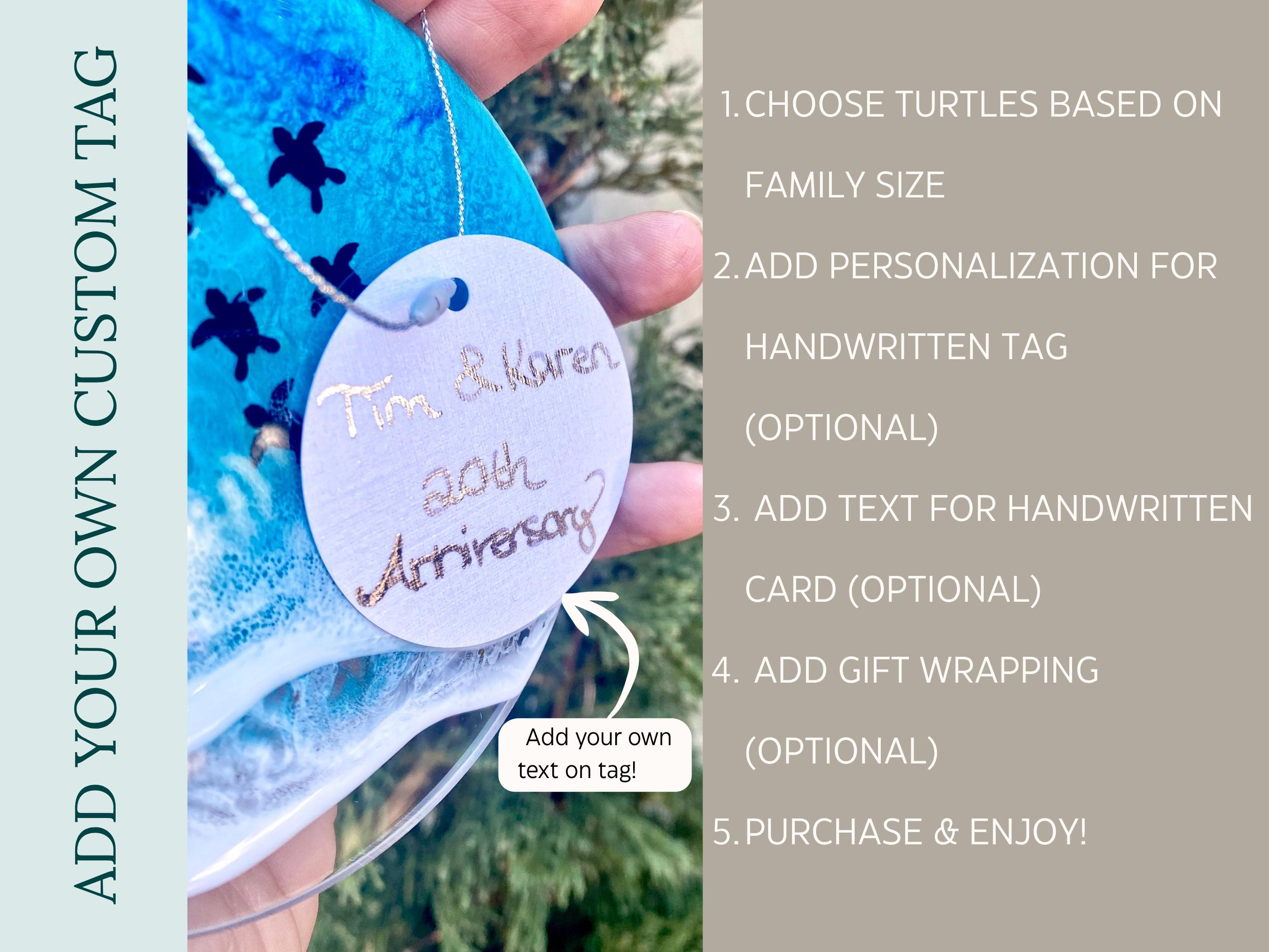 Honu Turtle Christmas Ornament - Resin Ocean Beach Ornament - Nautical Holiday Decor - Mele Kalikimaka 2 - MeasureMason Honu Turtle Christmas Ornament - Resin Ocean Beach Ornament - Nautical Holiday Decor - Mele Kalikimaka 2