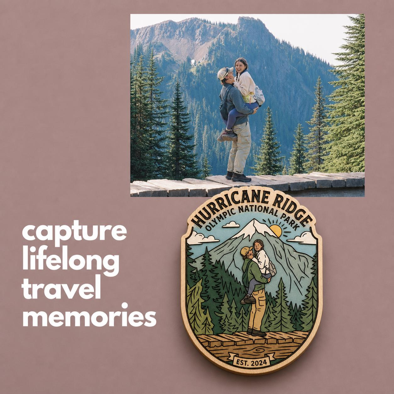 Custom Photo Fridge Magnet - Personalized Couples Keepsake Gift 3 - MeasureMason Custom Photo Fridge Magnet - Personalized Couples Keepsake Gift 3