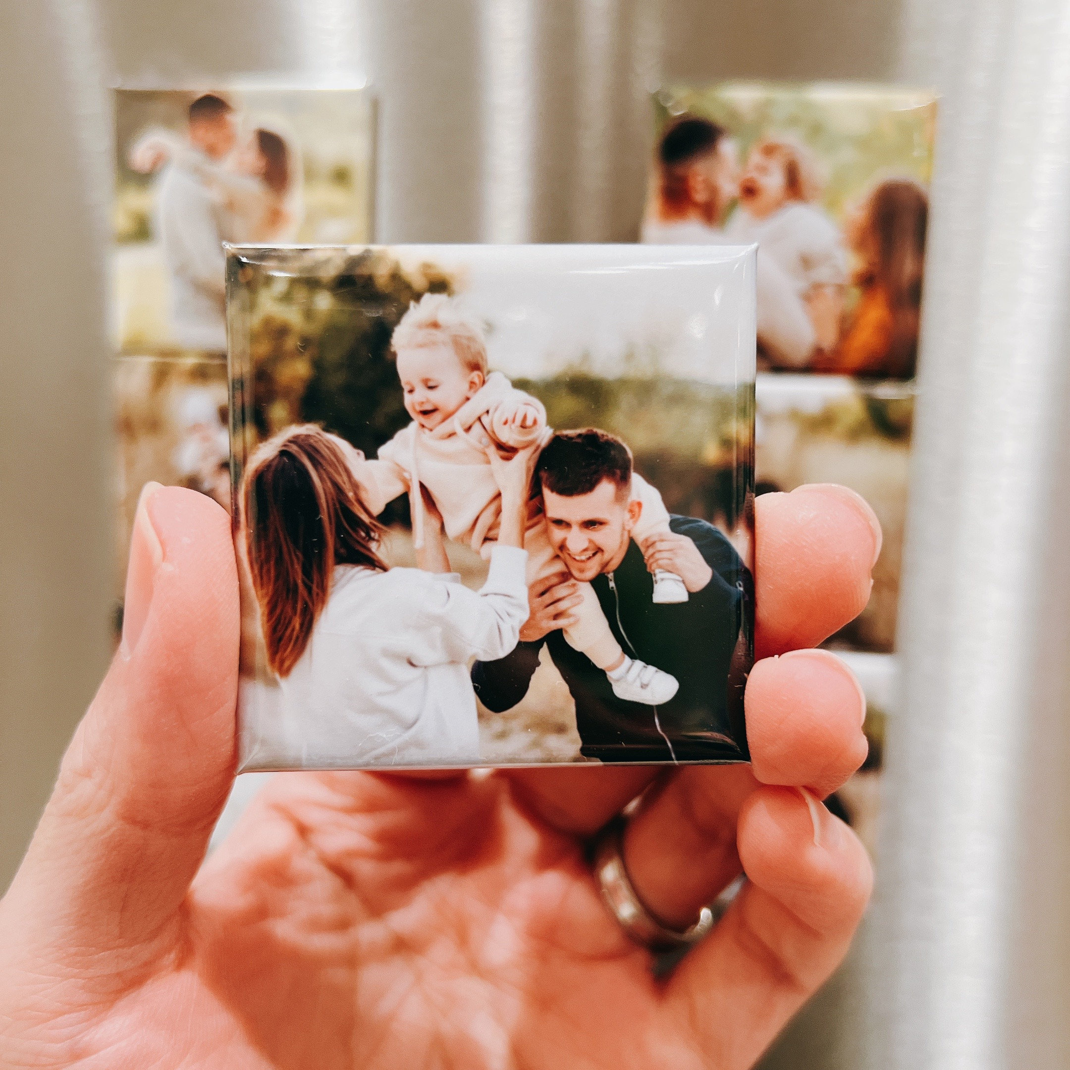 Custom Photo Magnets 2x2 Square - Personalized Refrigerator Fridge Magnet - Picture Magnet Save the Date Gift for Mom 1 - MeasureMason Custom Photo Magnets 2x2 Square - Personalized Refrigerator Fridge Magnet - Picture Magnet Save the Date Gift for Mom 1