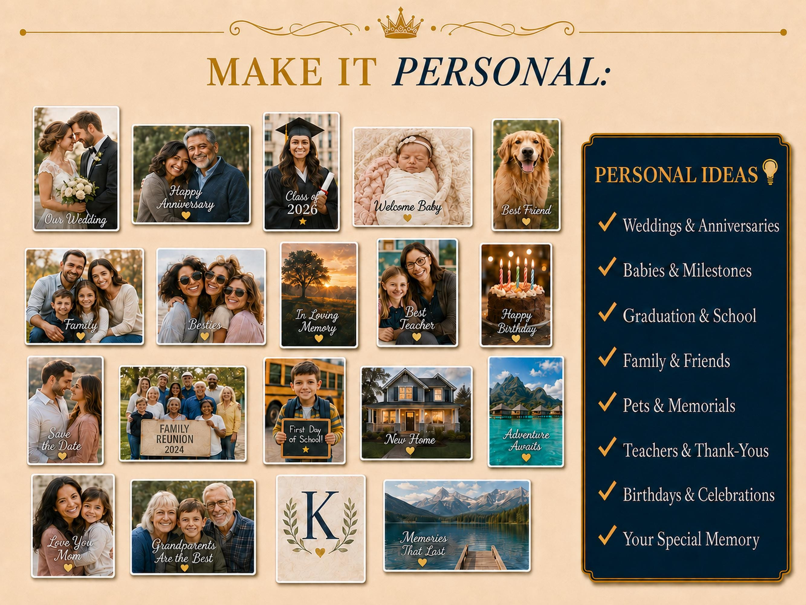 Personalized Flexible Fridge Magnets - Custom Photo & Logo Designs 4 - MeasureMason Personalized Flexible Fridge Magnets - Custom Photo & Logo Designs 4