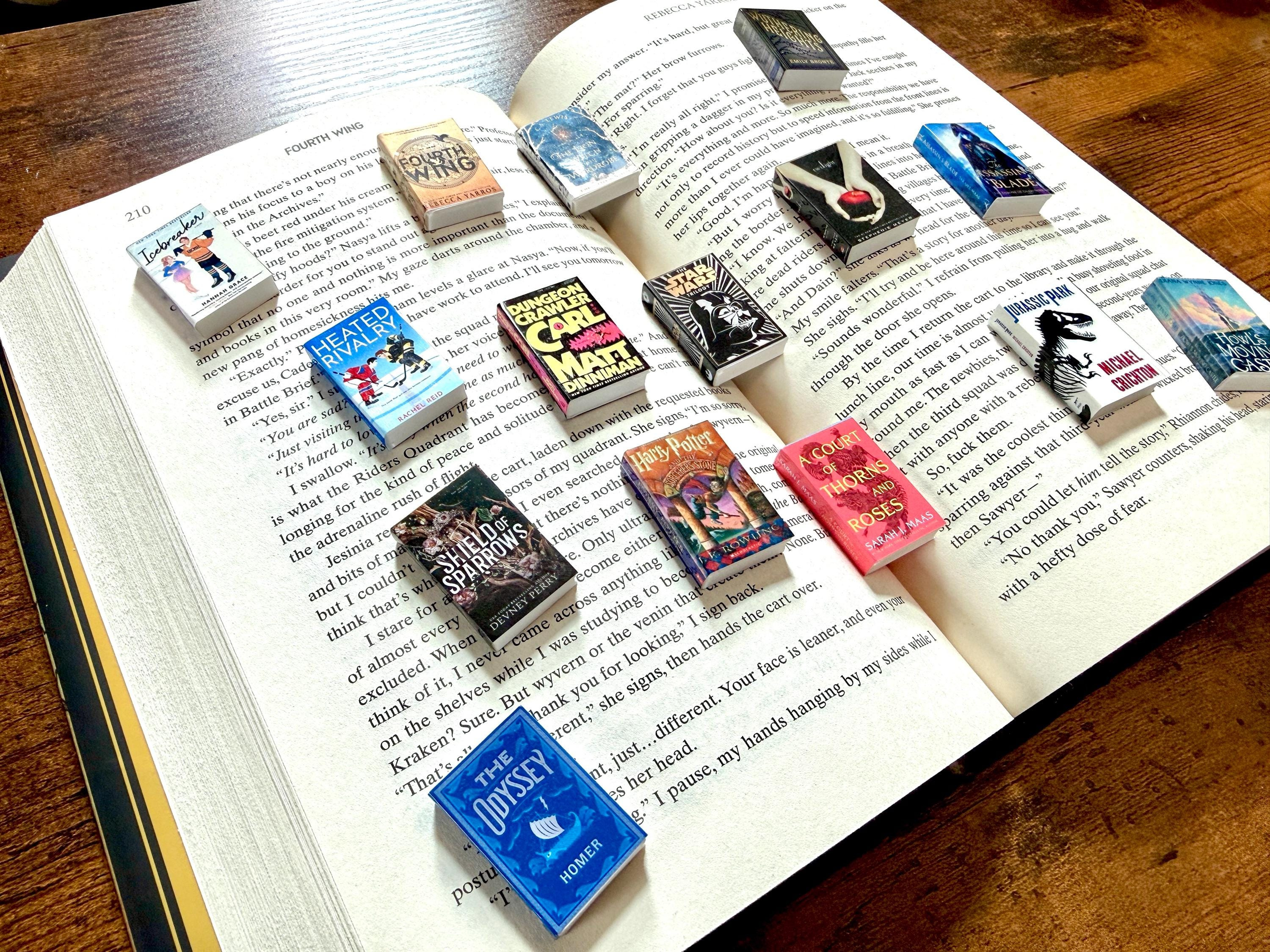 Custom 3D Printed Book Magnets for Fridges - Personalized Bookish Gift Set 1 - MeasureMason Custom 3D Printed Book Magnets for Fridges - Personalized Bookish Gift Set 1