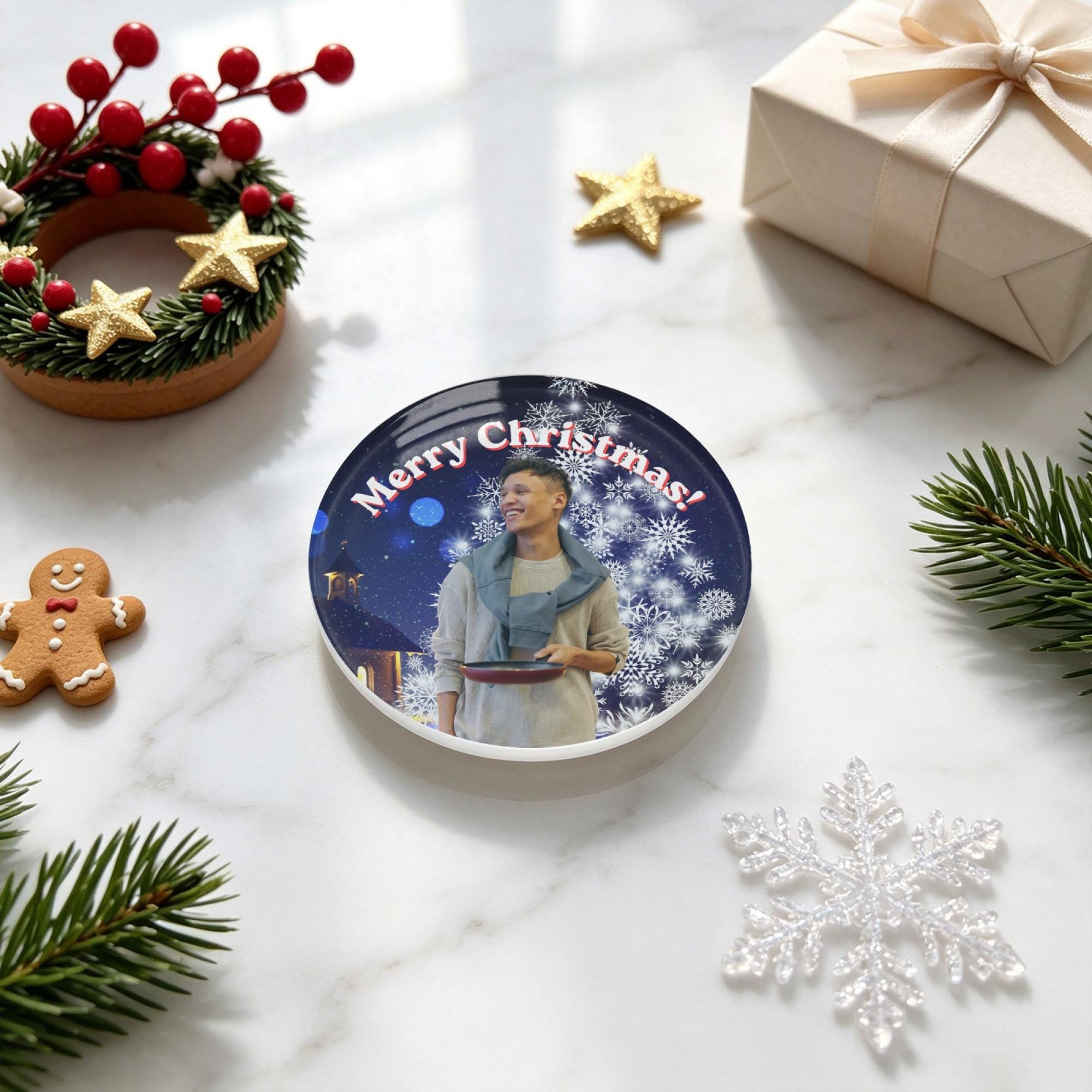 Custom Photo Fridge Magnet, Tempered Glass Square Round Magnet, Personalized Christmas Anniversary Gift Him Her Kitchen 1 - MeasureMason Custom Photo Fridge Magnet, Tempered Glass Square Round Magnet, Personalized Christmas Anniversary Gift Him Her Kitchen 1