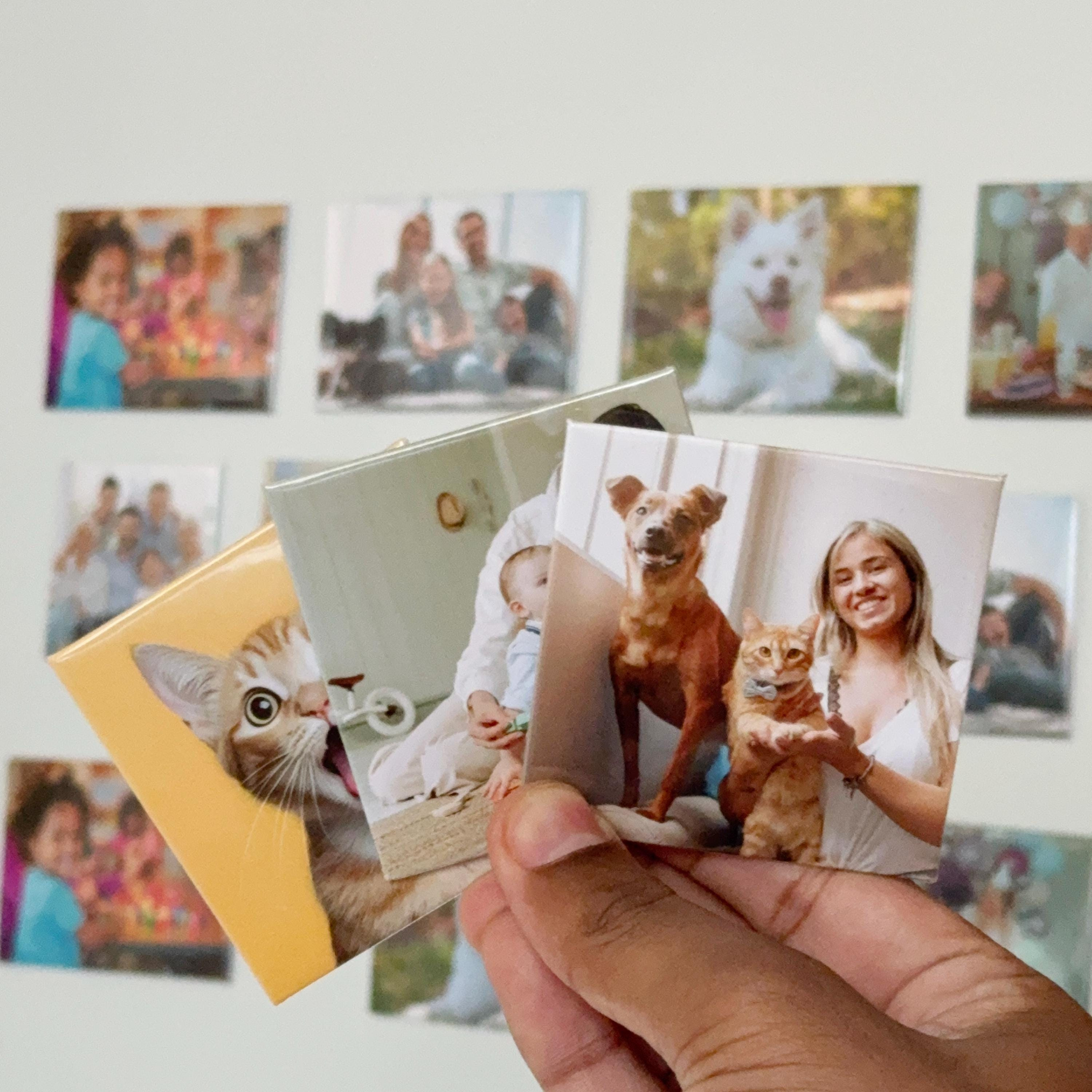 Custom Photo Fridge Magnet, Personalised Picture Magnet Gift, Memory Keepsake for Anniversary and Pet Family Photos 3 - MeasureMason Custom Photo Fridge Magnet, Personalised Picture Magnet Gift, Memory Keepsake for Anniversary and Pet Family Photos 3