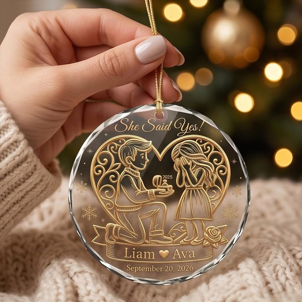 Personalized Family Christmas Ornament - Custom Acrylic Holiday Keepsake Gift 4 - MeasureMason Personalized Family Christmas Ornament - Custom Acrylic Holiday Keepsake Gift 4