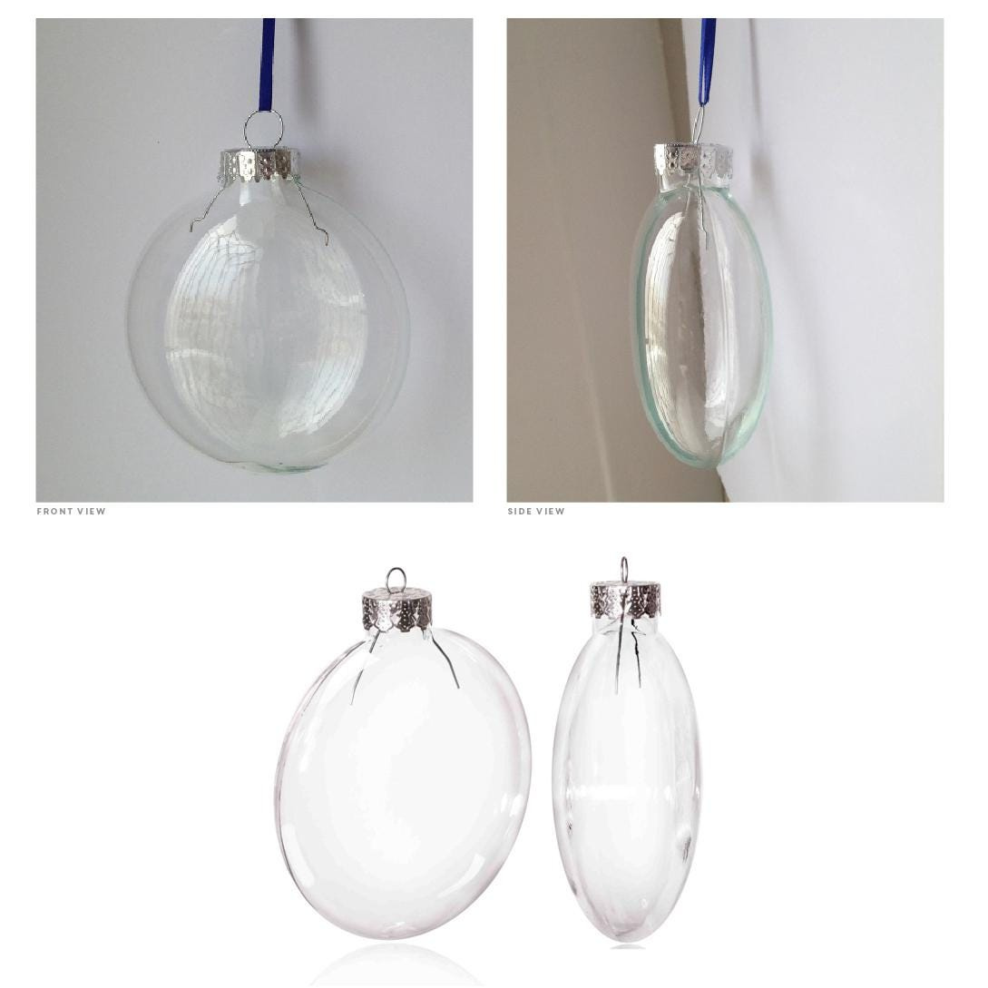 Clear Glass Disc Ornaments 3.15" (80mm) Round Flat Blanks Set of 6 for Suncatcher DIY Craft Projects 1 - MeasureMason Clear Glass Disc Ornaments 3.15" (80mm) Round Flat Blanks Set of 6 for Suncatcher DIY Craft Projects 1