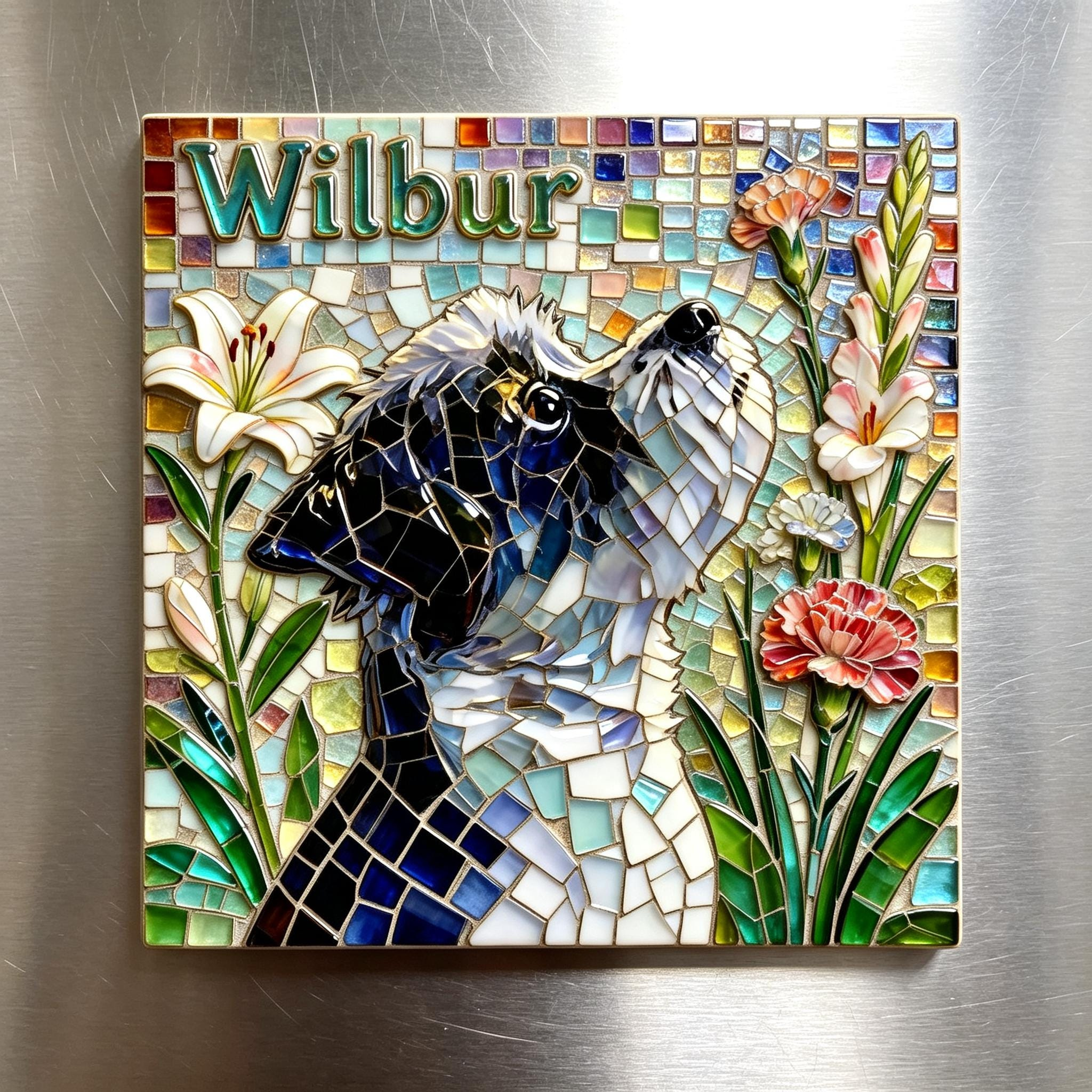 Custom Pet Photo Fridge Magnet – Personalized Memorial Keepsake