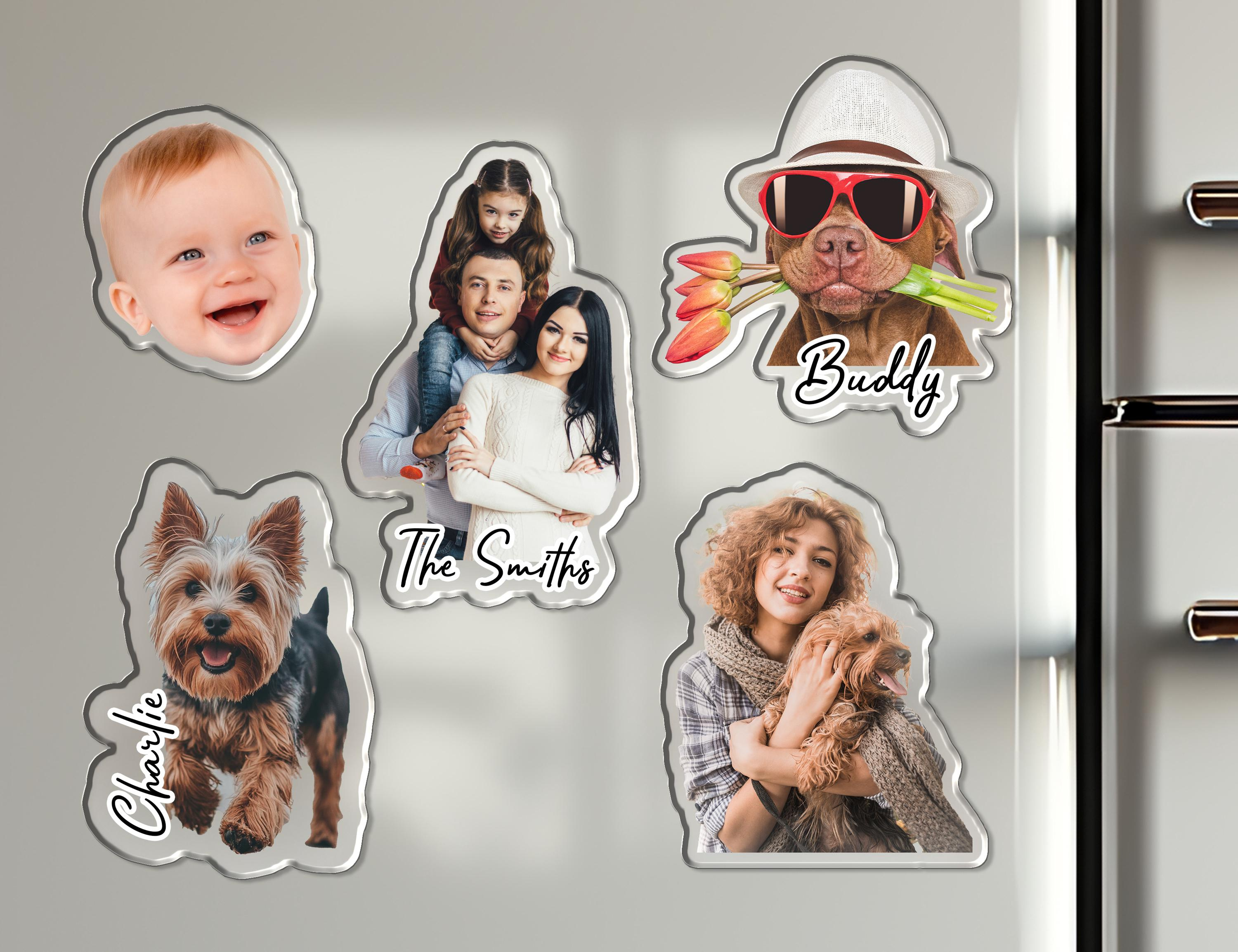 Personalized Acrylic Photo Fridge Magnet – Custom Picture Magnet for Family, Pets, Kids & Gifts 1 - MeasureMason Personalized Acrylic Photo Fridge Magnet – Custom Picture Magnet for Family, Pets, Kids & Gifts 1