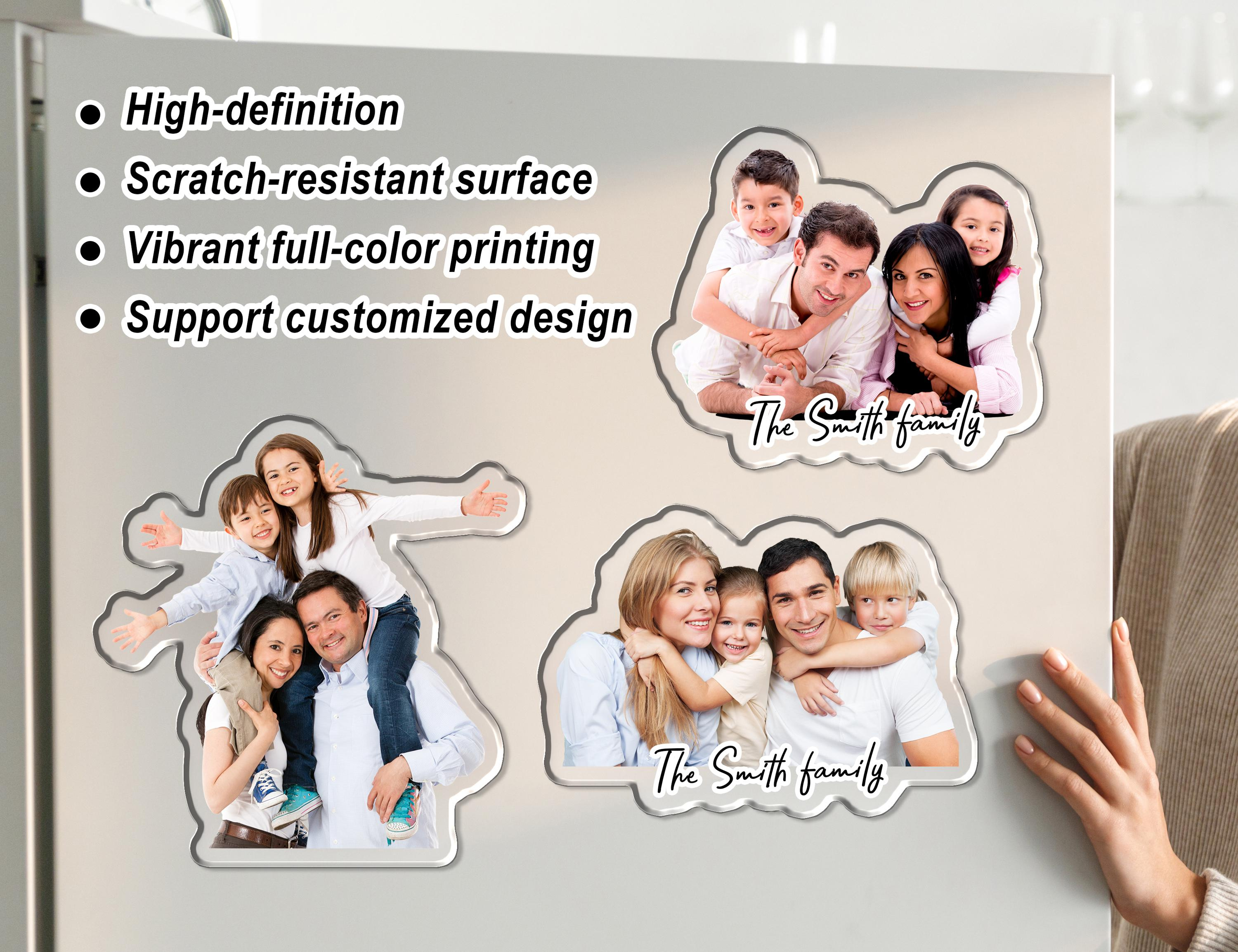 Personalized Acrylic Photo Fridge Magnet – Custom Picture Magnet for Family, Pets, Kids & Gifts 2 - MeasureMason Personalized Acrylic Photo Fridge Magnet – Custom Picture Magnet for Family, Pets, Kids & Gifts 2