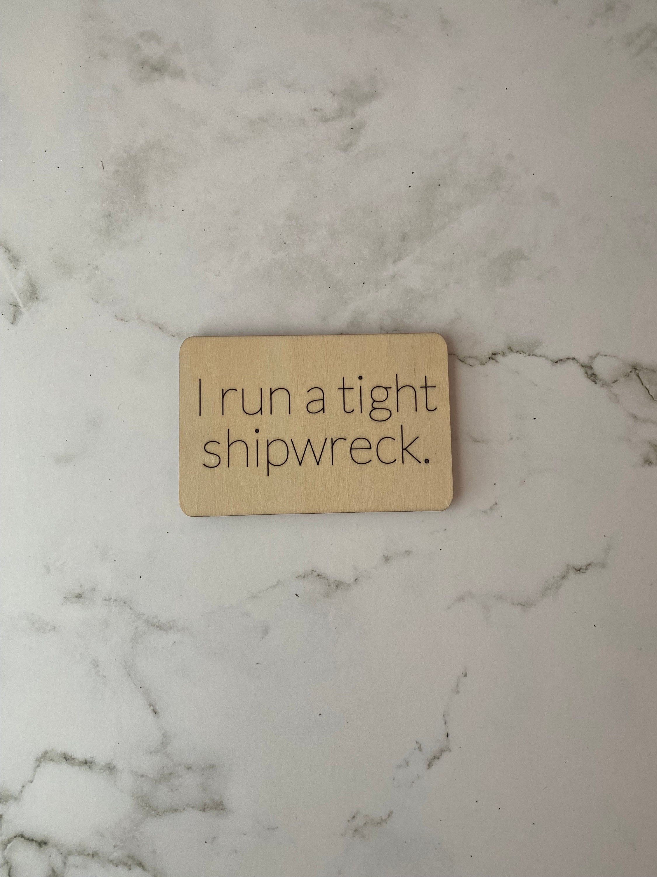 Funny Laser Engraved Basswood Wood Magnet - Snarky Fridge Decor Gift for Co-Worker or Friend, Stocking Stuffer 2 - MeasureMason Funny Laser Engraved Basswood Wood Magnet - Snarky Fridge Decor Gift for Co-Worker or Friend, Stocking Stuffer 2