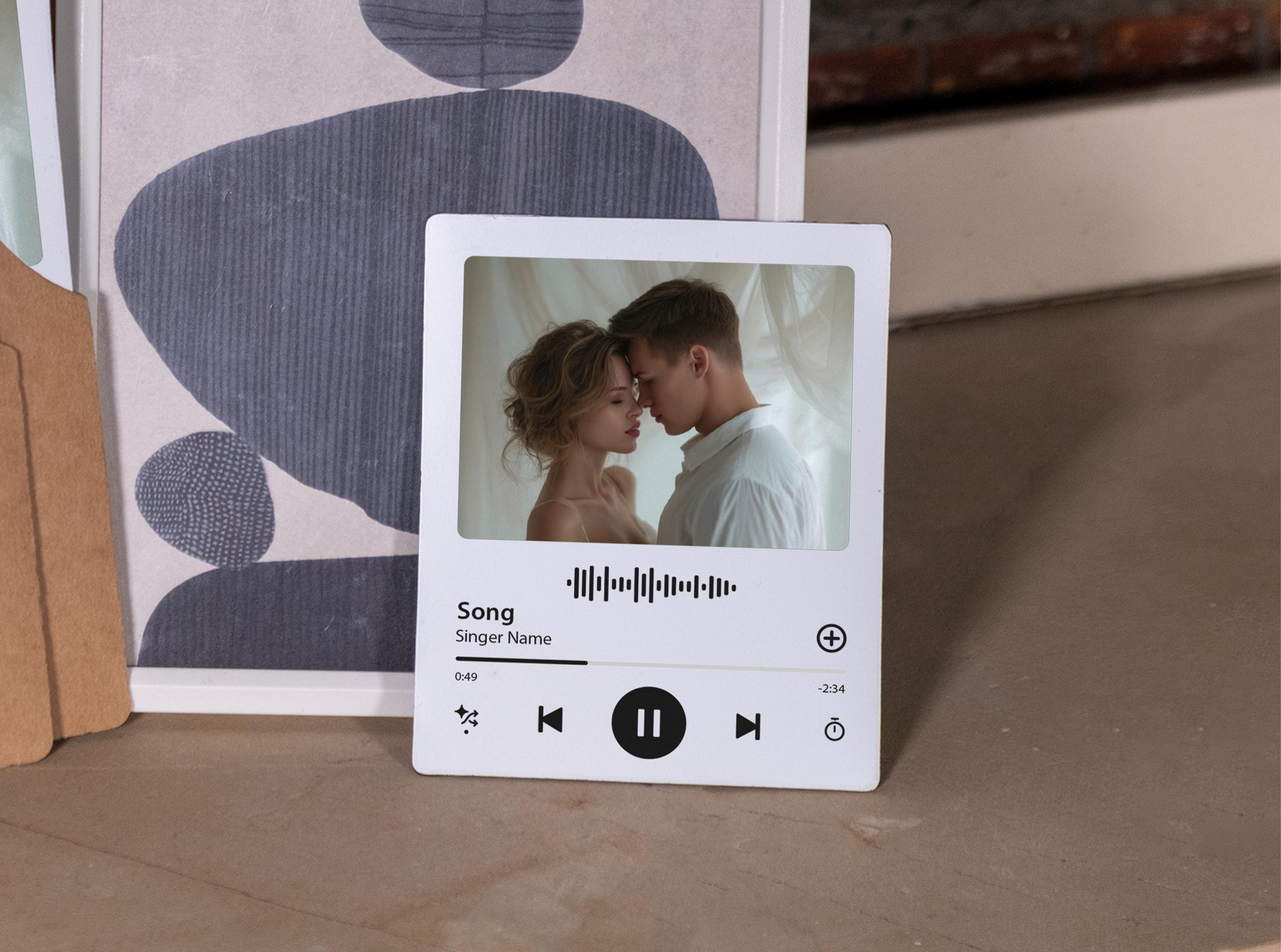 Custom Music Magnet - Personalized Spotify Code Fridge Magnet with Photo - Unique Music Lover Gift Custom Music Magnet - Personalized Spotify Code Fridge Magnet with Photo - Unique Music Lover Gift