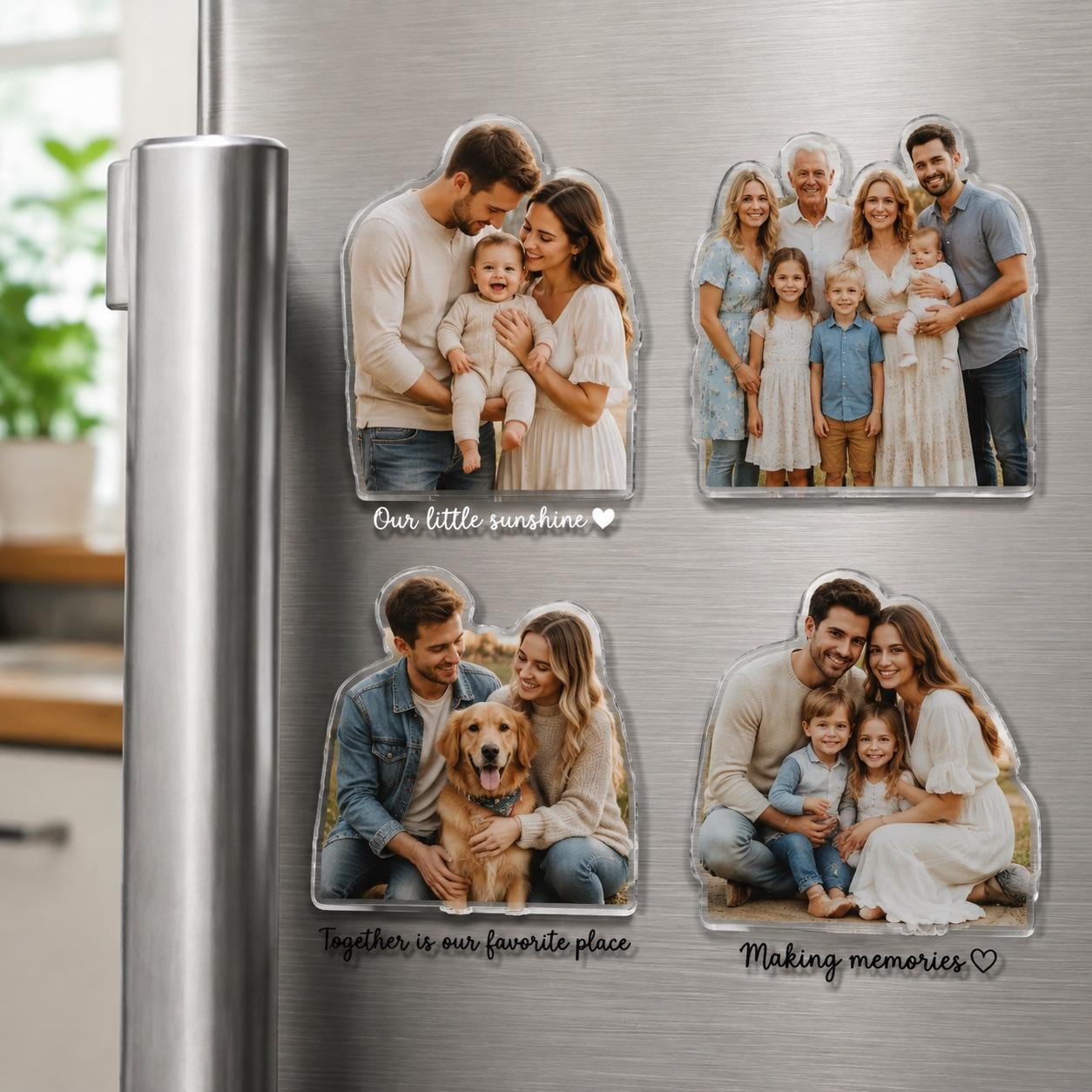 Custom Acrylic Photo Fridge Magnet – 4 Inch Family Keepsake, UV Printed Personalized Gift 4 - MeasureMason Custom Acrylic Photo Fridge Magnet – 4 Inch Family Keepsake, UV Printed Personalized Gift 4