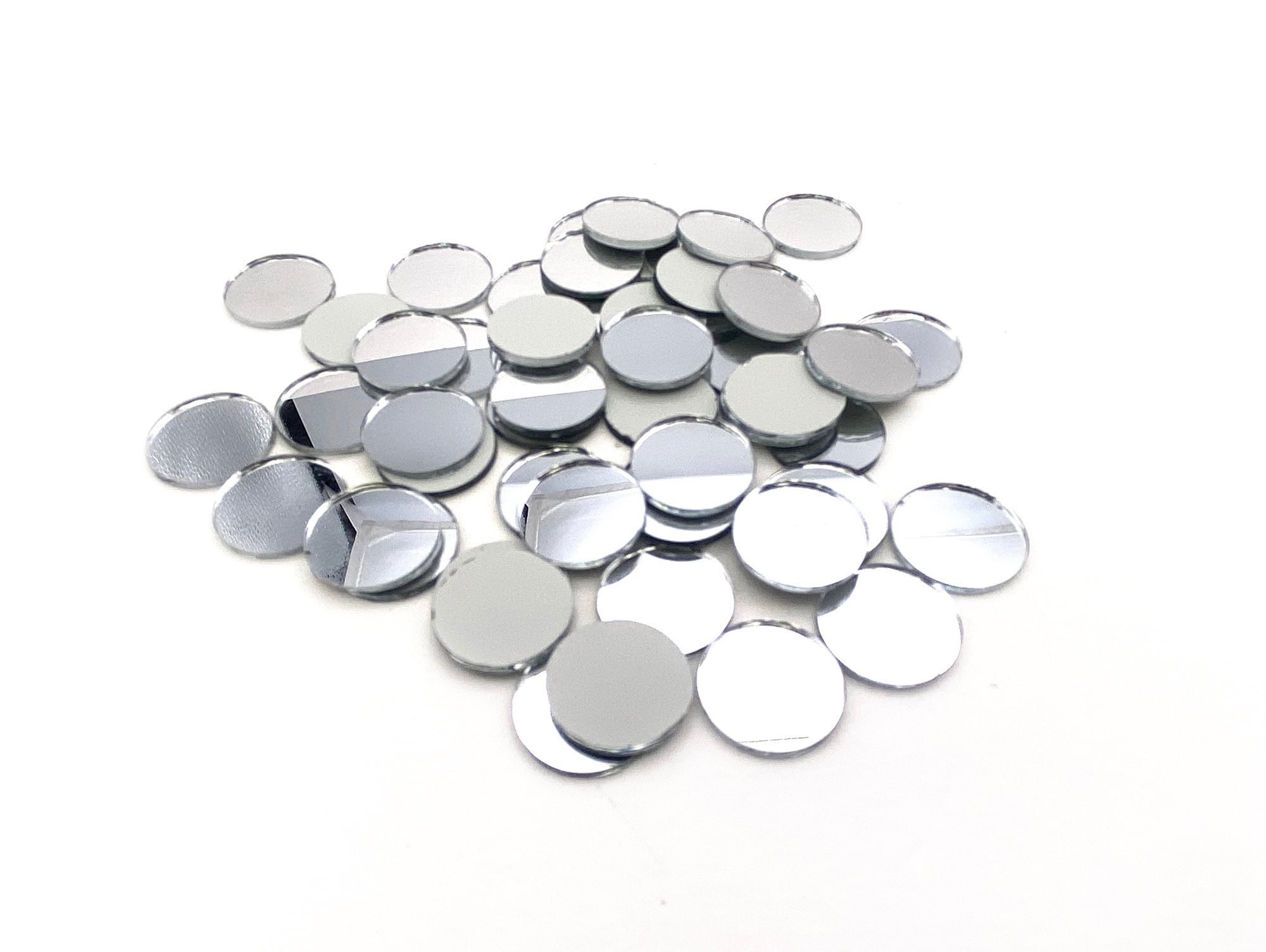 Lot of 100 Mini Round Glass Mirrors 1/2 Inch 13mm Shisha Embroidery Mosaic Craft Supplies 1 - MeasureMason Lot of 100 Mini Round Glass Mirrors 1/2 Inch 13mm Shisha Embroidery Mosaic Craft Supplies 1