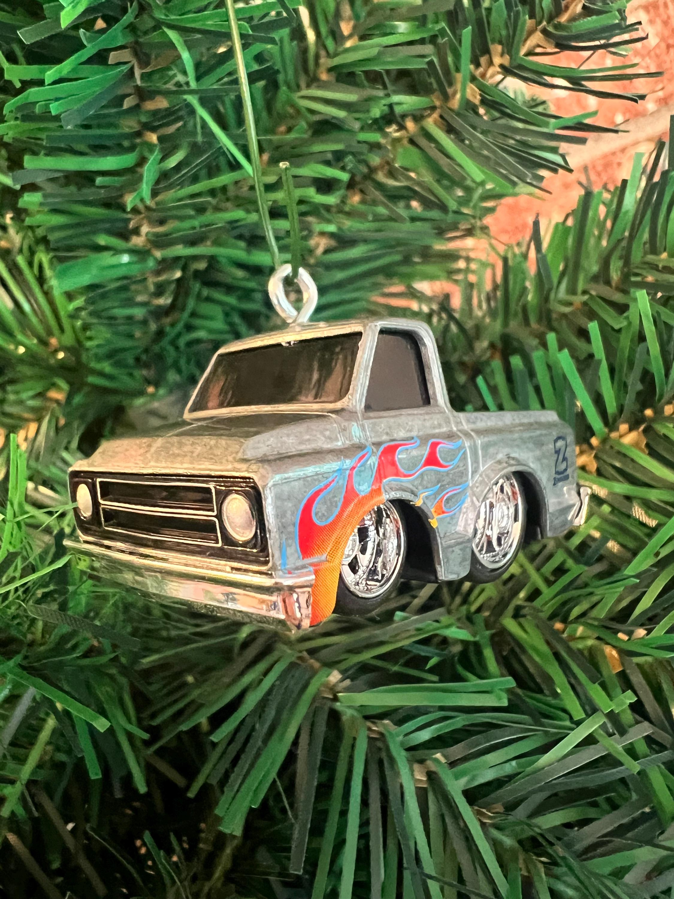 Handmade 1967 Chevy C10 Christmas Ornament - Classic Vintage Truck Holiday Decor - Benefits School Sports