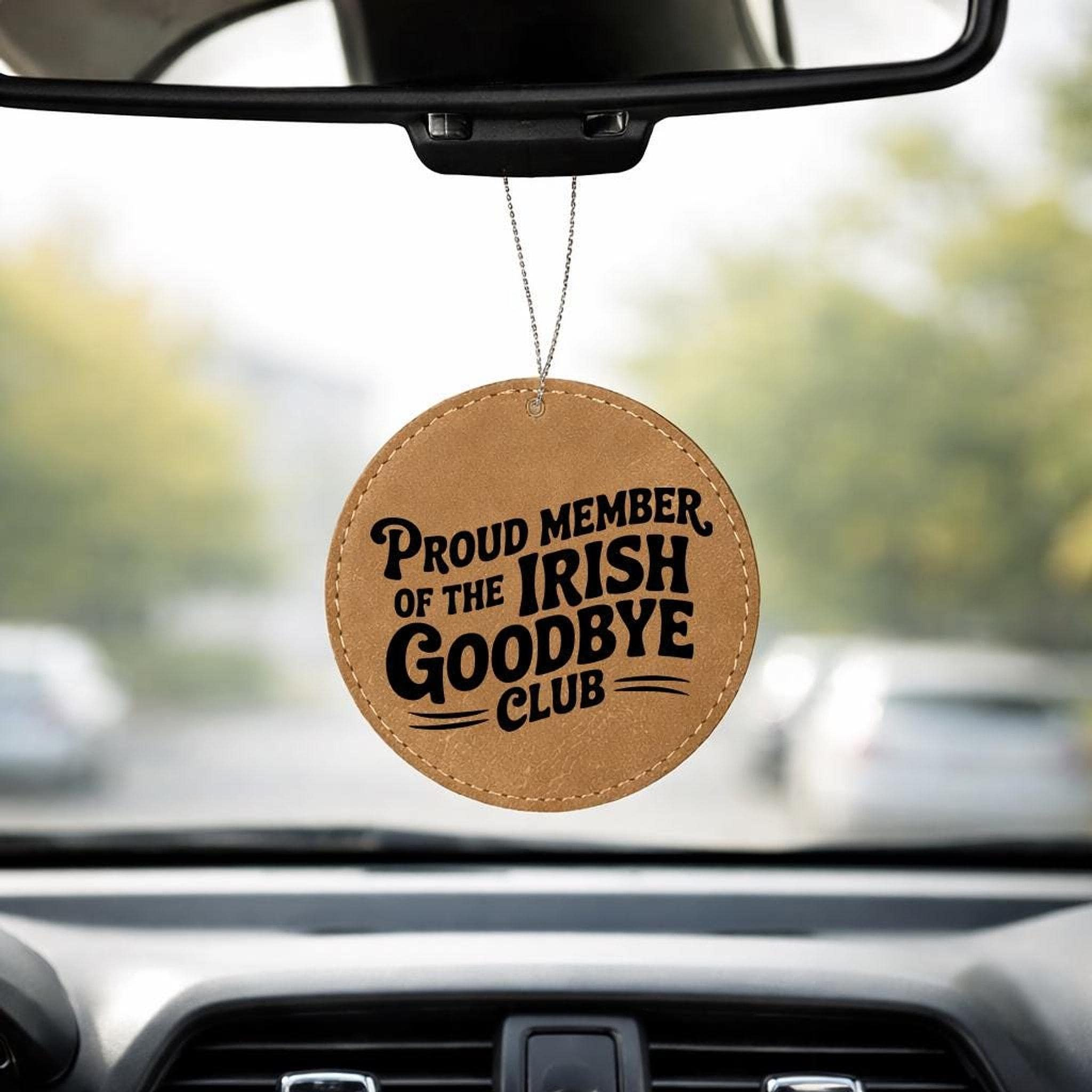 Irish Goodbye Club Ornament - Personalized Christmas Tree Decoration & Rearview Mirror Charm 2 - MeasureMason Irish Goodbye Club Ornament - Personalized Christmas Tree Decoration & Rearview Mirror Charm 2