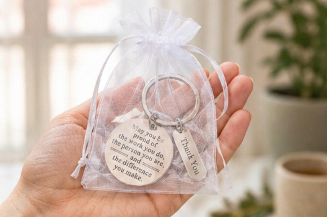 12 Employee Appreciation Keychains Bulk - Metal Thank You Gifts for Staff, Coworkers, Teachers & Nurses 2 - MeasureMason 12 Employee Appreciation Keychains Bulk - Metal Thank You Gifts for Staff, Coworkers, Teachers & Nurses 2