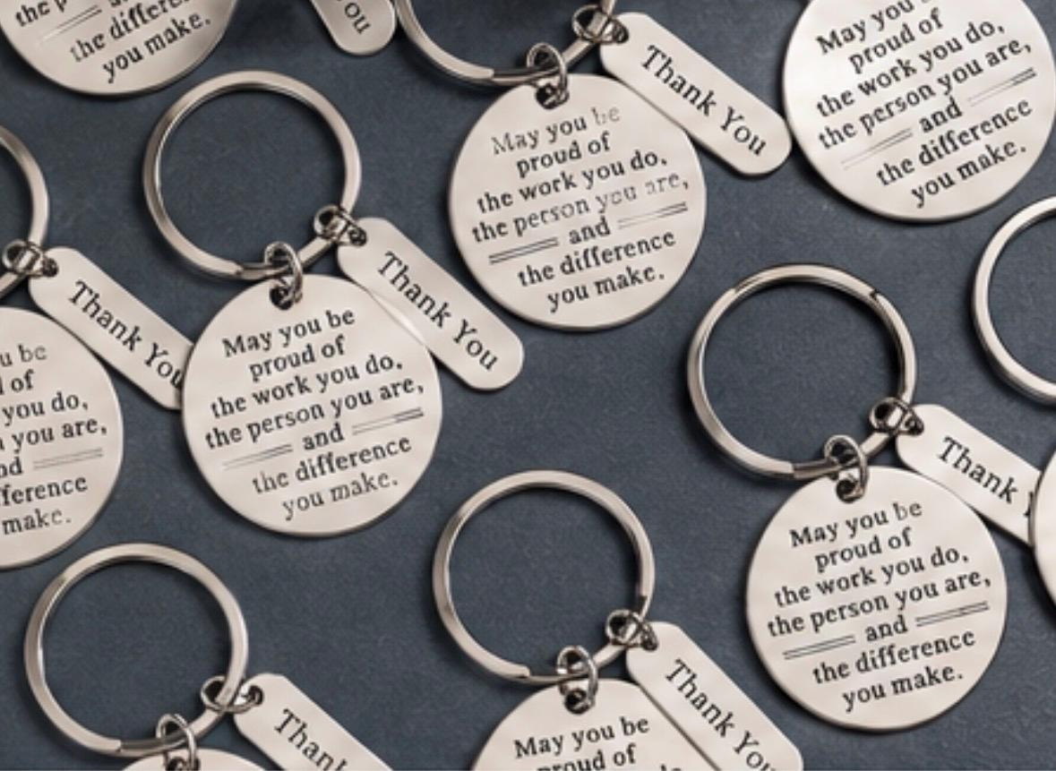 12 Employee Appreciation Keychains Bulk - Metal Thank You Gifts for Staff, Coworkers, Teachers & Nurses 3 - MeasureMason 12 Employee Appreciation Keychains Bulk - Metal Thank You Gifts for Staff, Coworkers, Teachers & Nurses 3