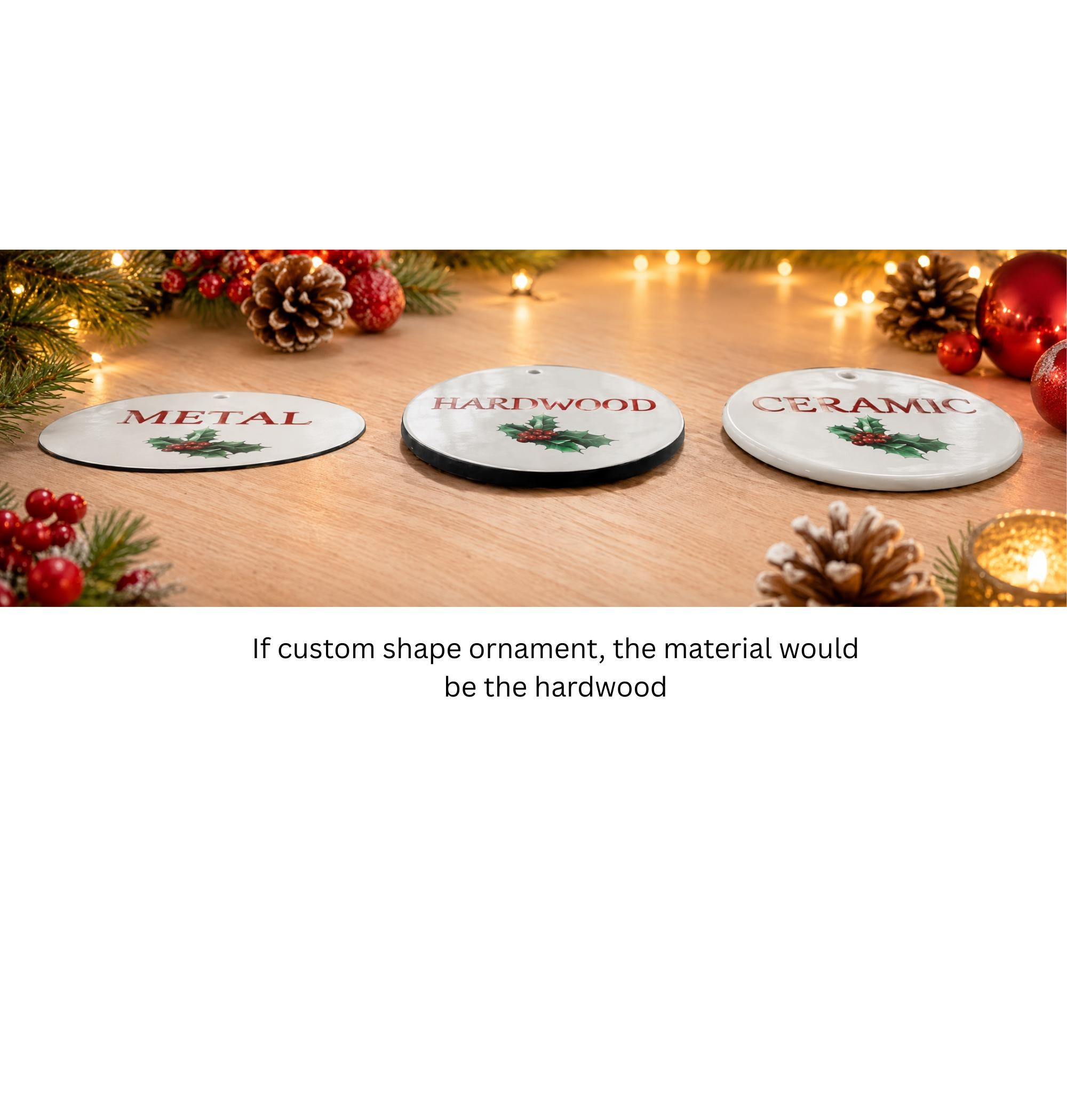 Personalized School Mascot Christmas Ornament - Handmade Keepsake 3 - MeasureMason Personalized School Mascot Christmas Ornament - Handmade Keepsake 3