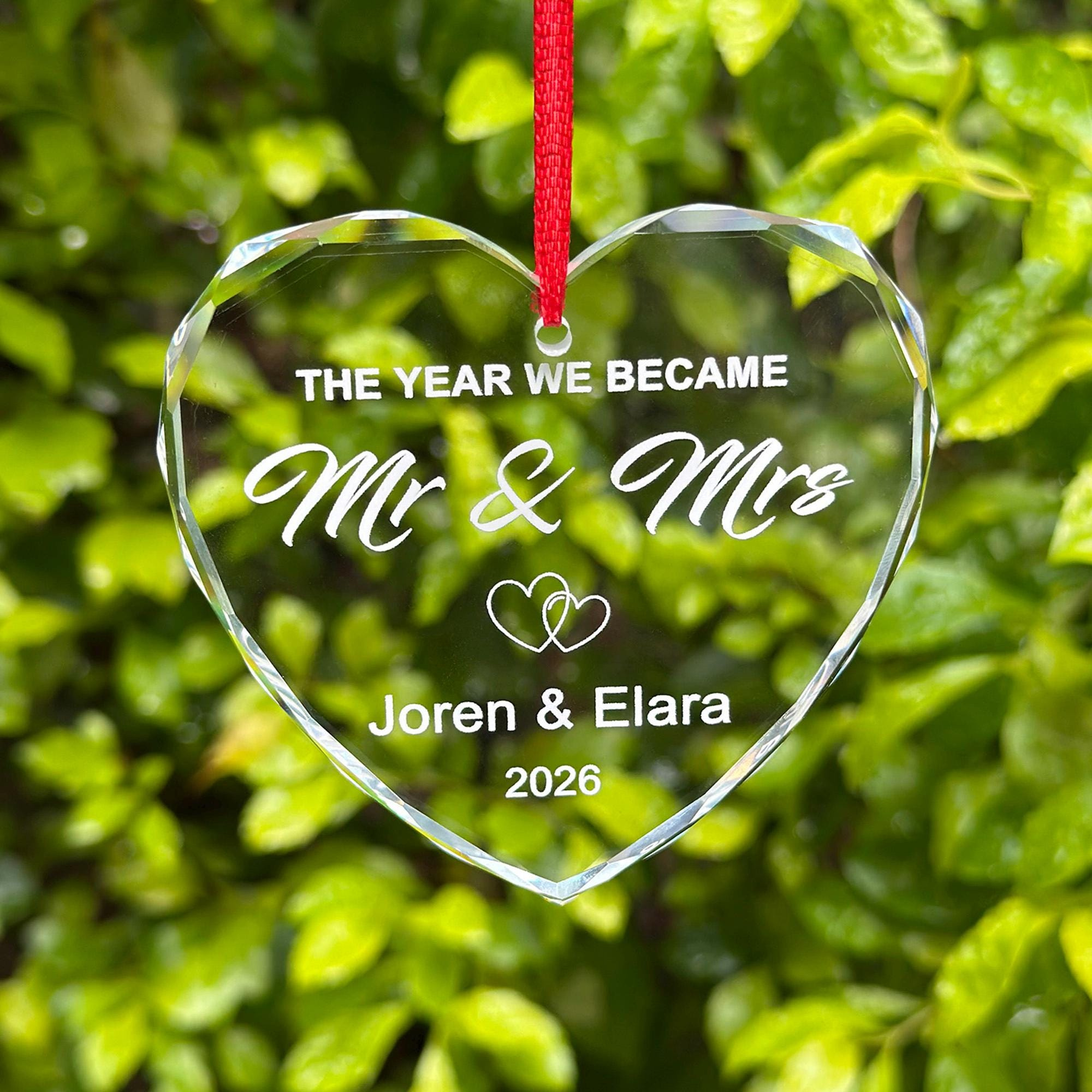 Personalized Glass Christmas Ornament – Custom Name & Photo Keepsake Tree Decoration 1 - MeasureMason Personalized Glass Christmas Ornament – Custom Name & Photo Keepsake Tree Decoration 1