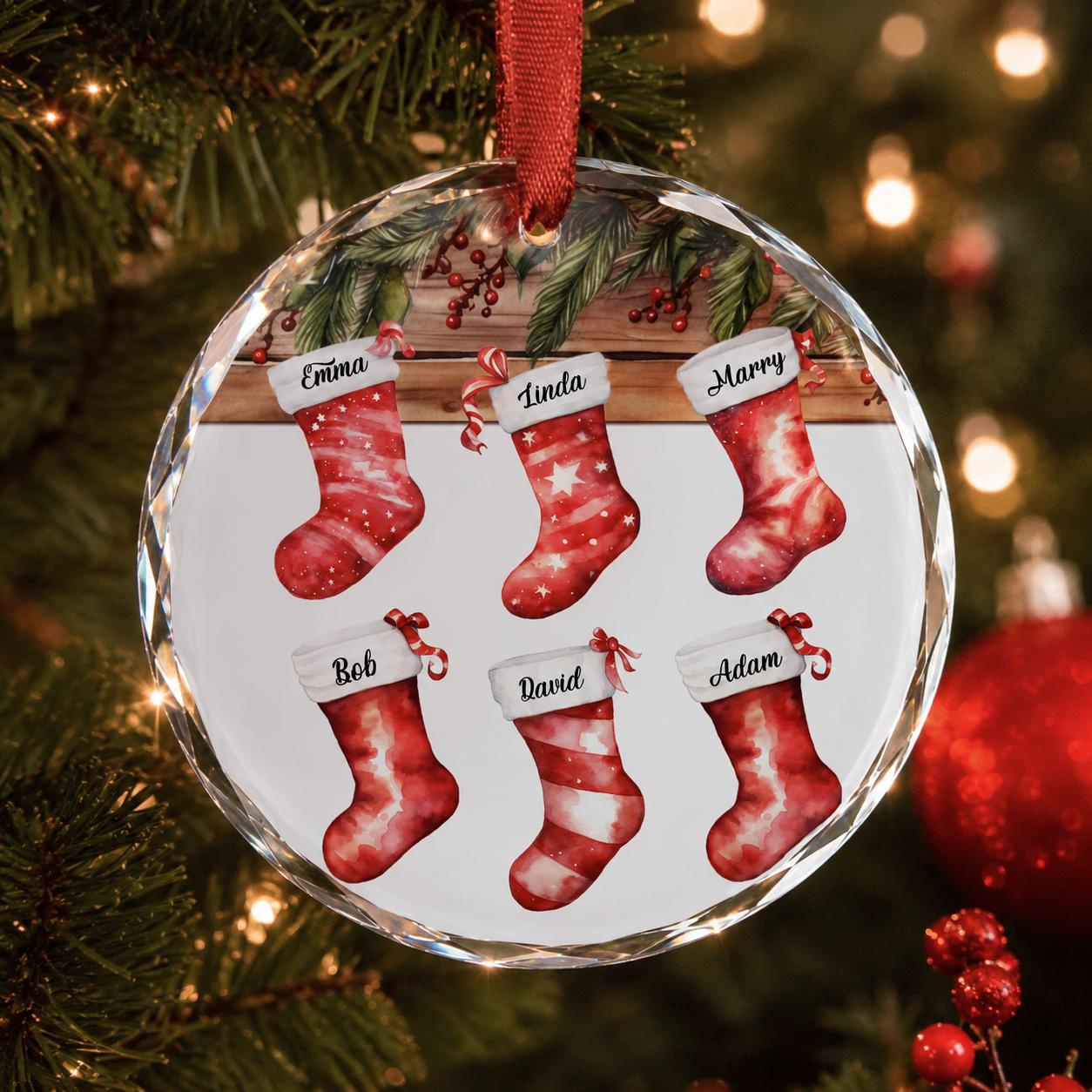 Personalized Christmas Ornament - Custom Family Name Keepsake - Handmade Holiday Decoration 3 - MeasureMason Personalized Christmas Ornament - Custom Family Name Keepsake - Handmade Holiday Decoration 3