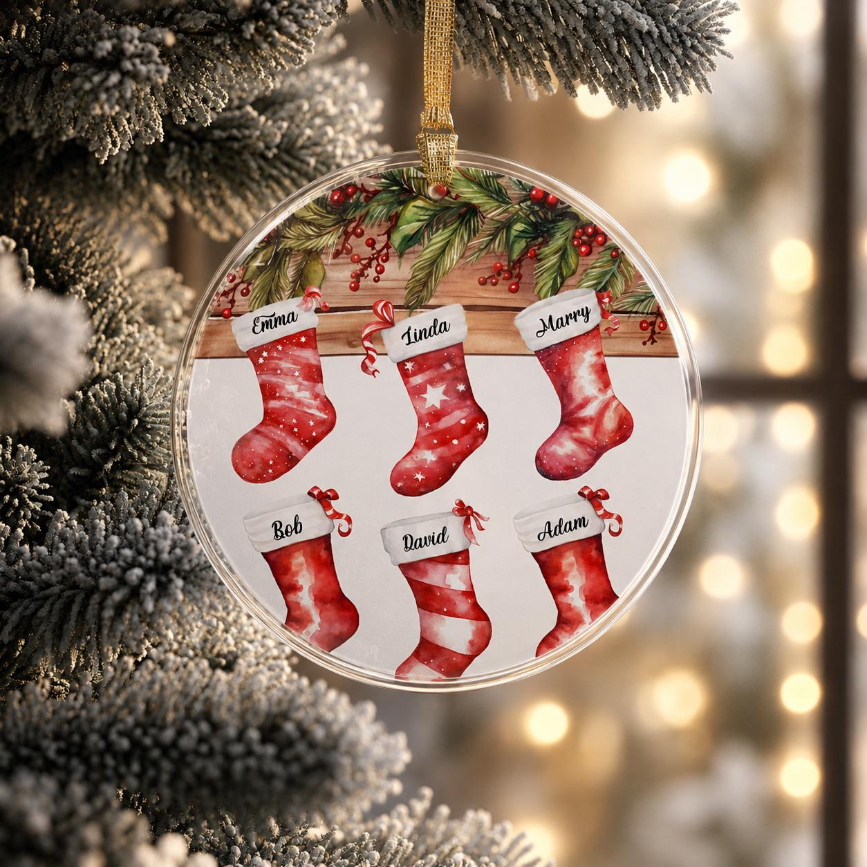 Personalized Christmas Ornament - Custom Family Name Keepsake - Handmade Holiday Decoration 4 - MeasureMason Personalized Christmas Ornament - Custom Family Name Keepsake - Handmade Holiday Decoration 4