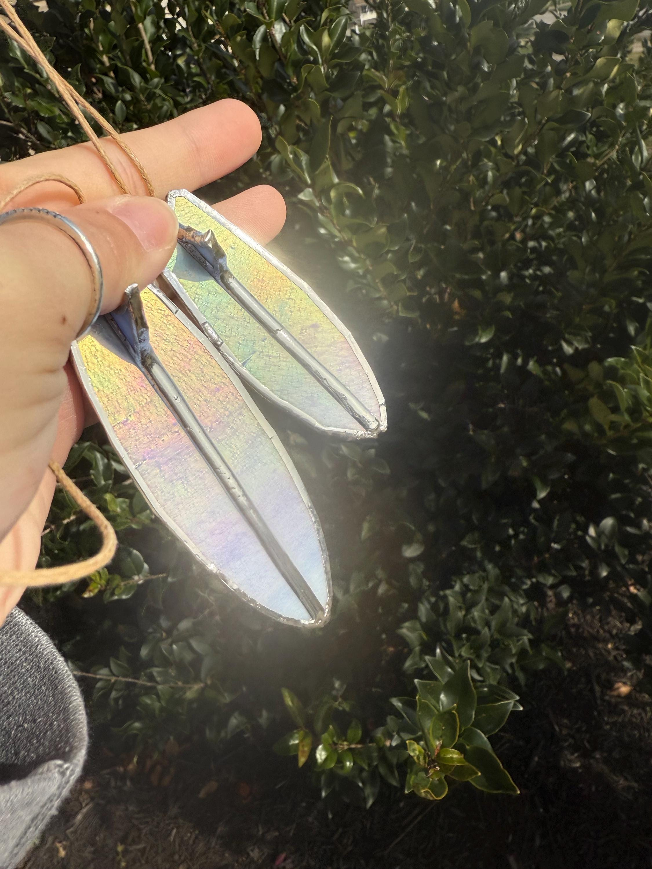 Surfboard Stained Glass Suncatcher, Tiny Surf Car Ornament and Keychain 1 - MeasureMason Surfboard Stained Glass Suncatcher, Tiny Surf Car Ornament and Keychain 1