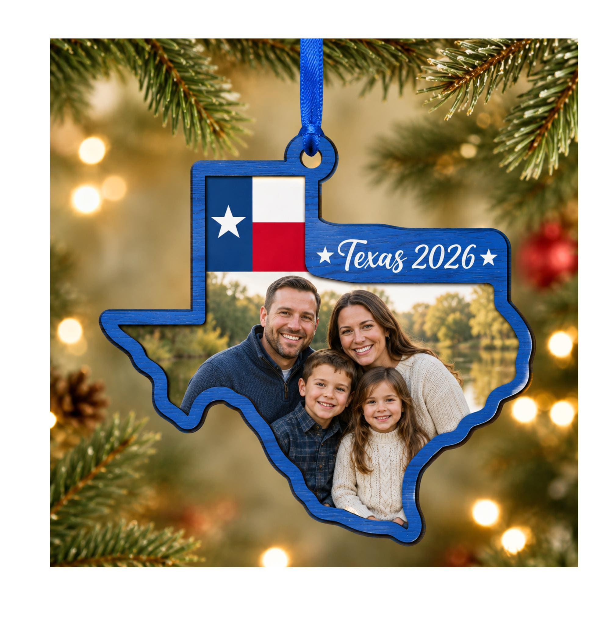 Personalized State Ornament Custom Christmas Tree Decoration Home State Hometown Holiday Keepsake 2 - MeasureMason Personalized State Ornament Custom Christmas Tree Decoration Home State Hometown Holiday Keepsake 2