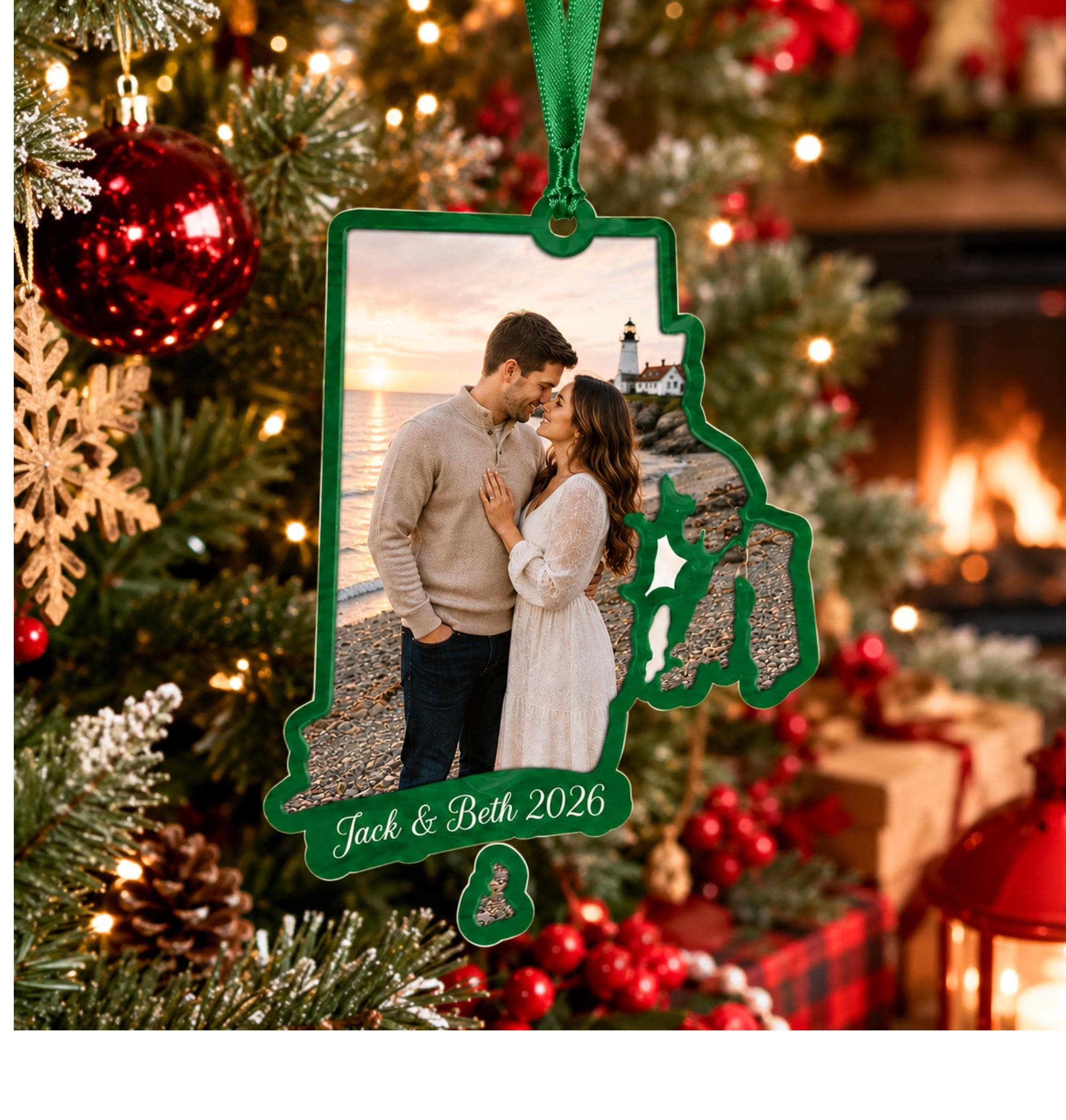 Personalized State Ornament Custom Christmas Tree Decoration Home State Hometown Holiday Keepsake 3 - MeasureMason Personalized State Ornament Custom Christmas Tree Decoration Home State Hometown Holiday Keepsake 3