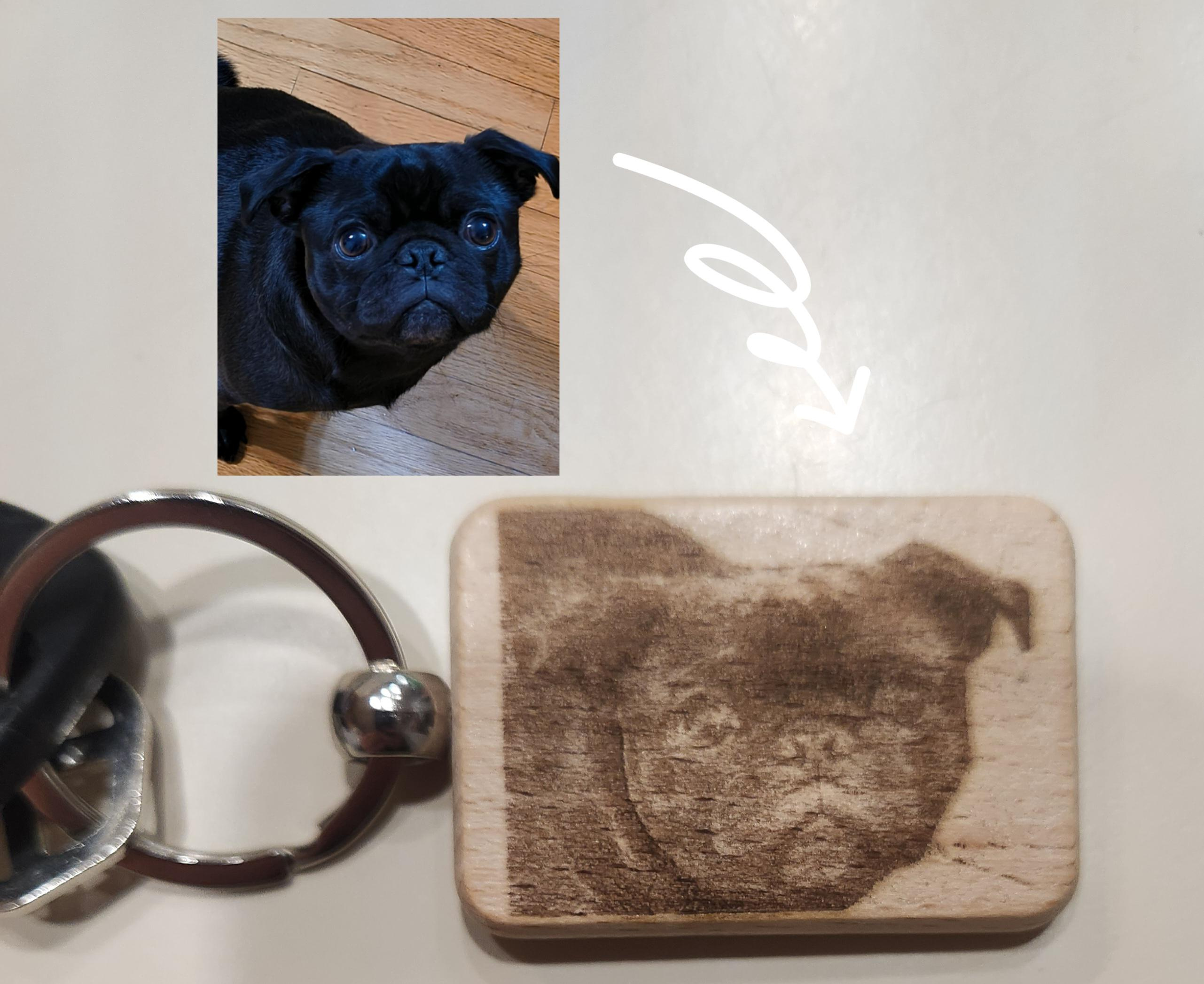 Personalized Wooden Keychain - Custom Engraved Text, Logo, or Picture - Wedding Favor Gift 1 - MeasureMason Personalized Wooden Keychain - Custom Engraved Text, Logo, or Picture - Wedding Favor Gift 1
