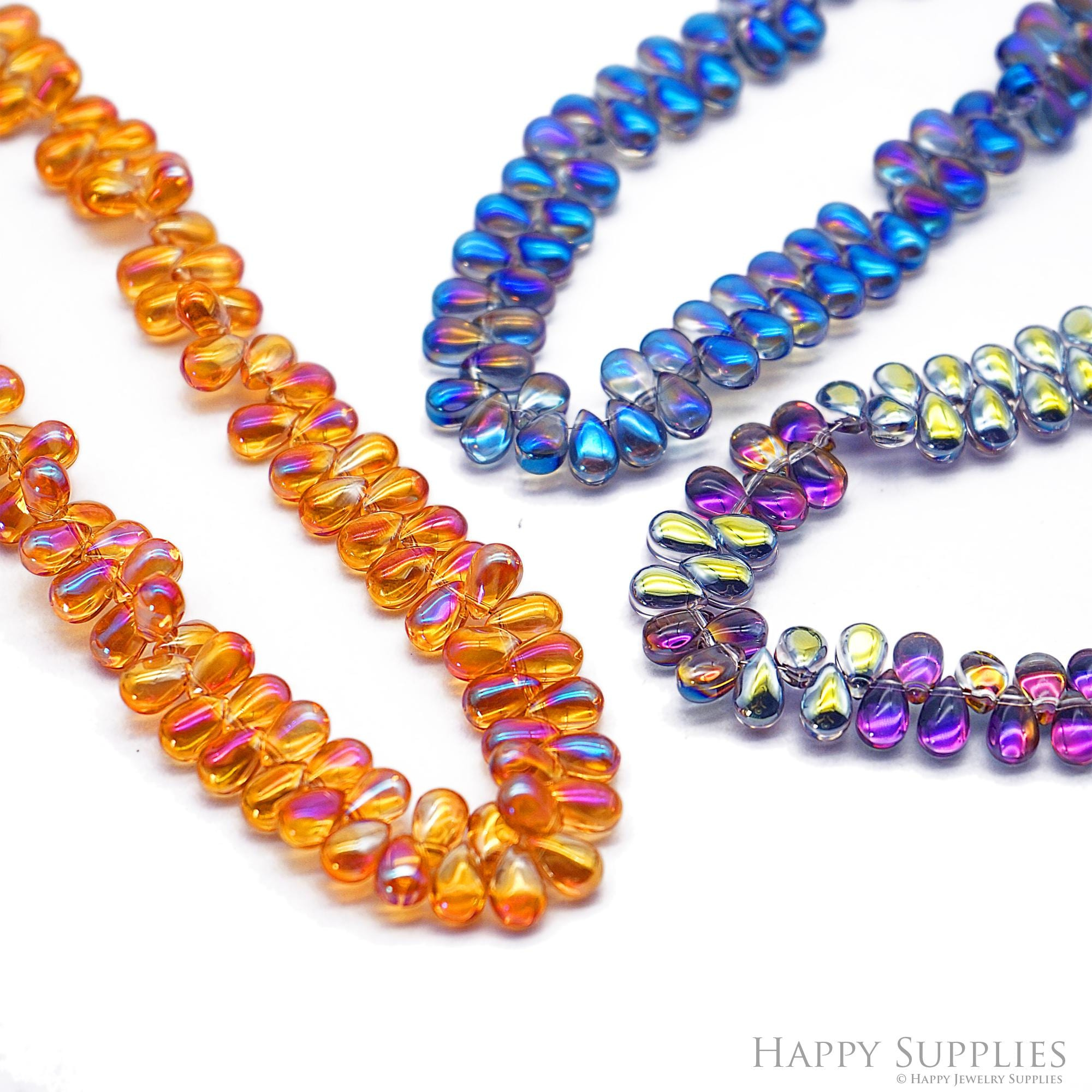 100pcs Crystal Drop Beads 6x9mm Clear AB Faceted Teardrop Suncatcher Chandelier Beads Jewelry - TR-140 100pcs Crystal Drop Beads 6x9mm Clear AB Faceted Teardrop Suncatcher Chandelier Beads Jewelry - TR-140