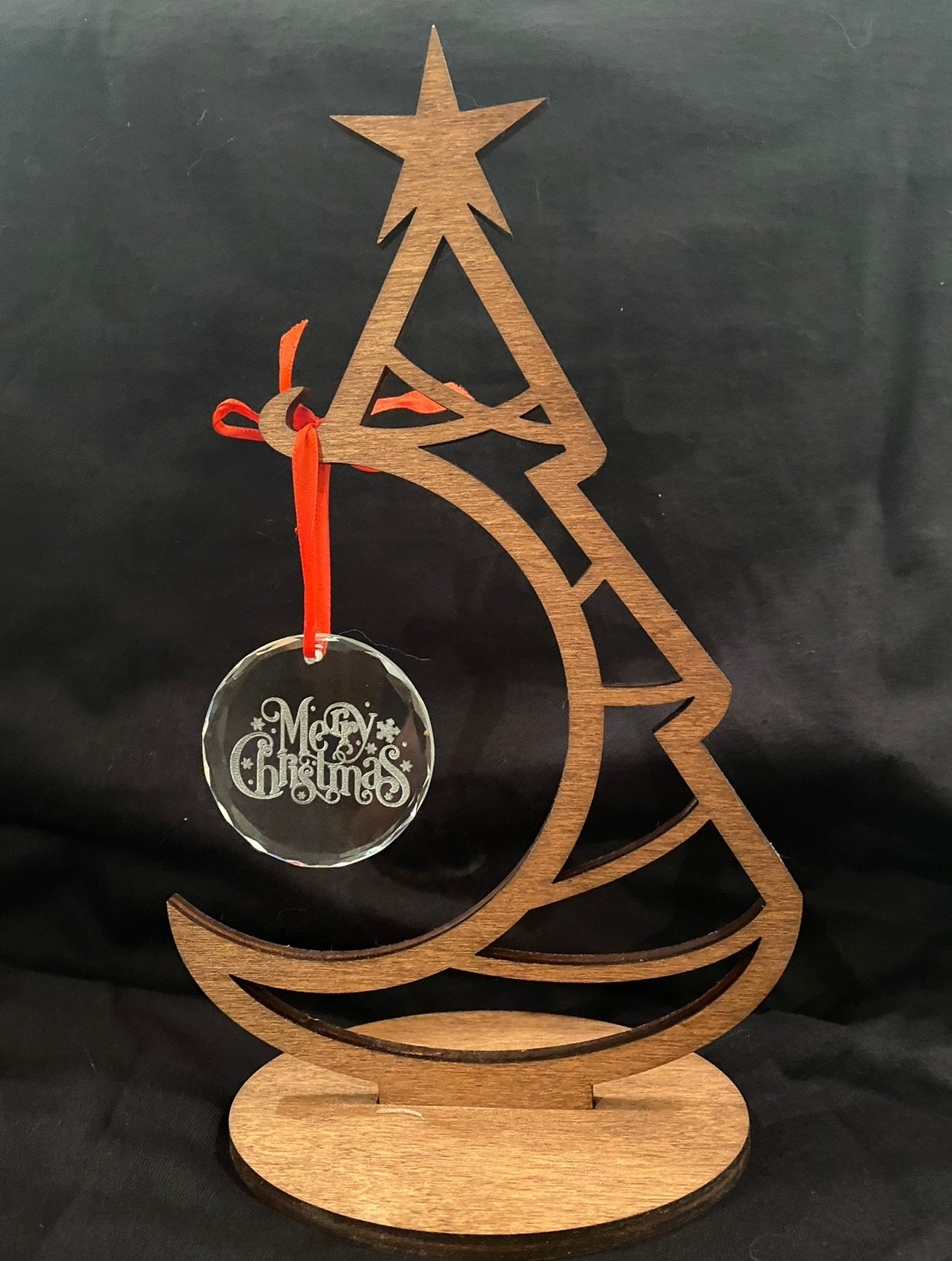 K9 Crystal Christmas Ornaments - Bundle of 20 Laser Engravable 3.25" Round Blanks with Gift Box 1 - MeasureMason K9 Crystal Christmas Ornaments - Bundle of 20 Laser Engravable 3.25" Round Blanks with Gift Box 1