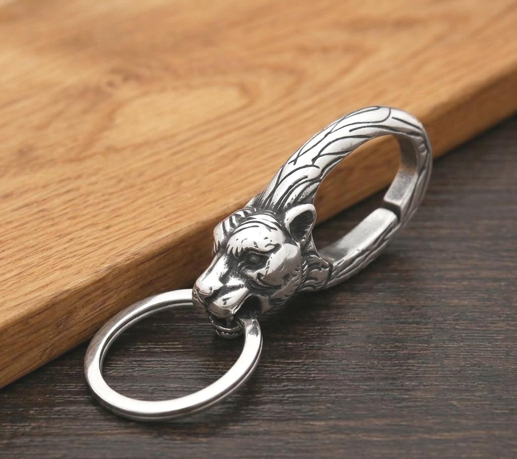 Gothic Dragon Stainless Steel Carabiner Keychain - Unique Mens Gift 4 - MeasureMason Gothic Dragon Stainless Steel Carabiner Keychain - Unique Mens Gift 4