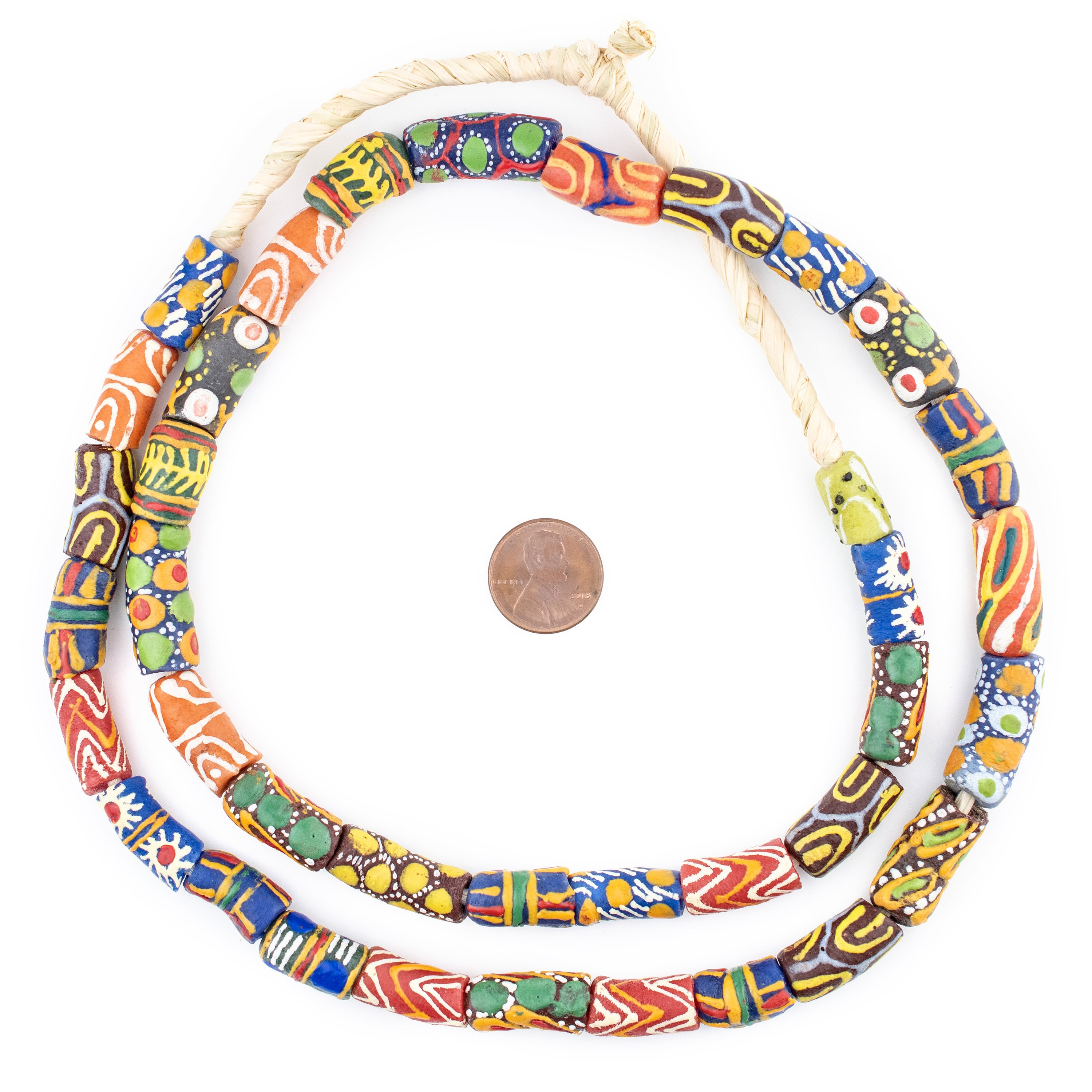 24 Ghana Glass Beads Medley - Krobo Beads - Powder Glass African Beads - Made in Ghana (KRB-ELB-MIX-292) 1 - MeasureMason 24 Ghana Glass Beads Medley - Krobo Beads - Powder Glass African Beads - Made in Ghana (KRB-ELB-MIX-292) 1