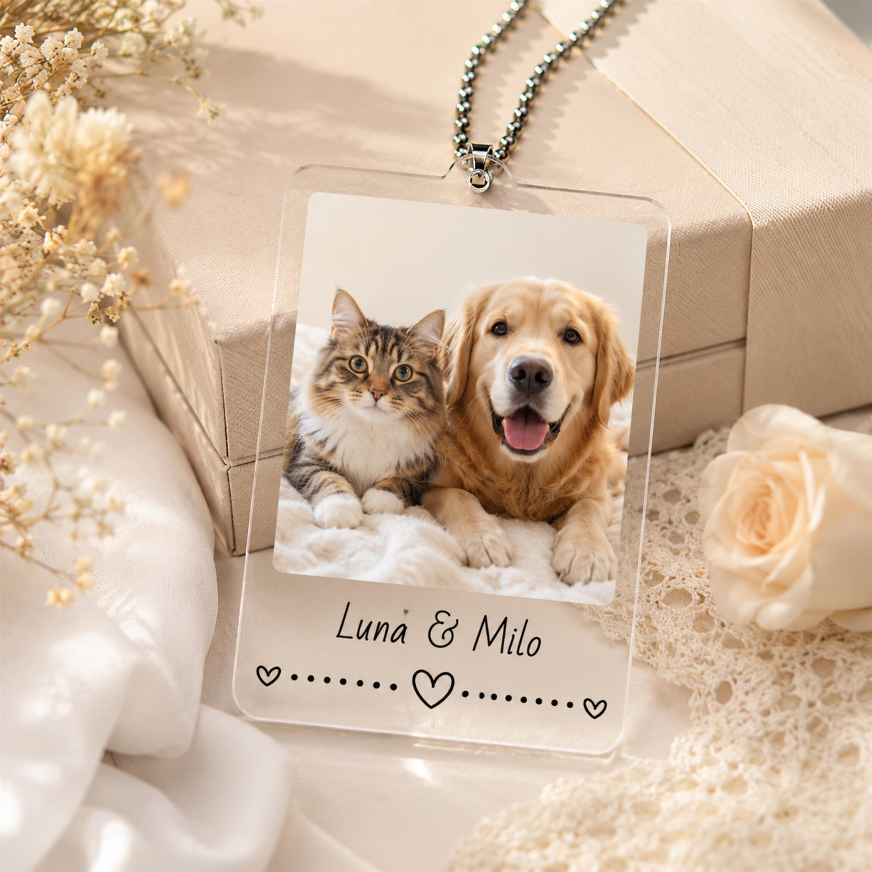 Personalized Heart Photo Car Charm, Custom Rearview Mirror Ornament, Memorial Picture Keepsake Gift for Loved Ones 2 - MeasureMason Personalized Heart Photo Car Charm, Custom Rearview Mirror Ornament, Memorial Picture Keepsake Gift for Loved Ones 2
