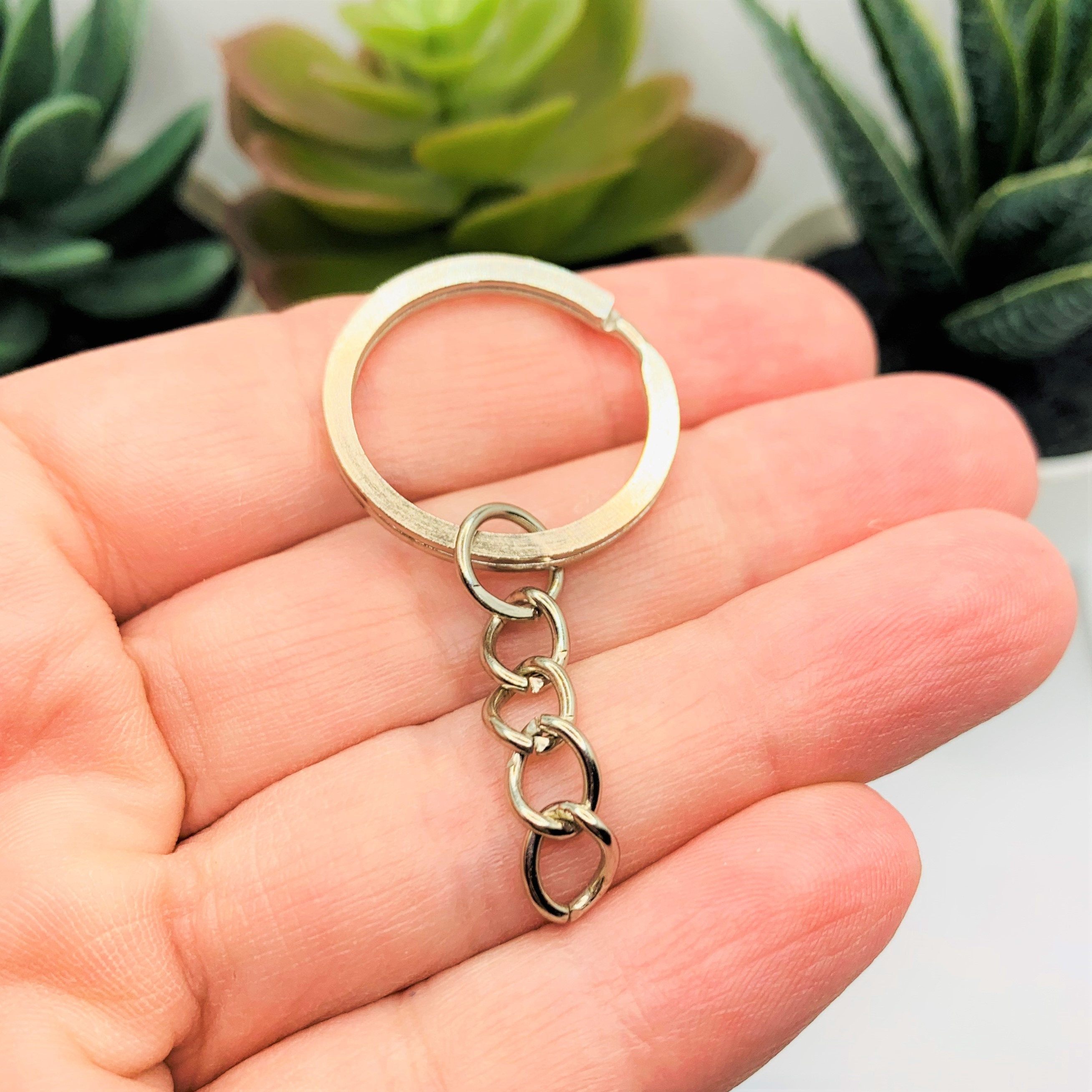 Bulk Silver Split Rings - Key Chain Finding Starter Base for Jewelry Making & Crafting 1 - MeasureMason Bulk Silver Split Rings - Key Chain Finding Starter Base for Jewelry Making & Crafting 1