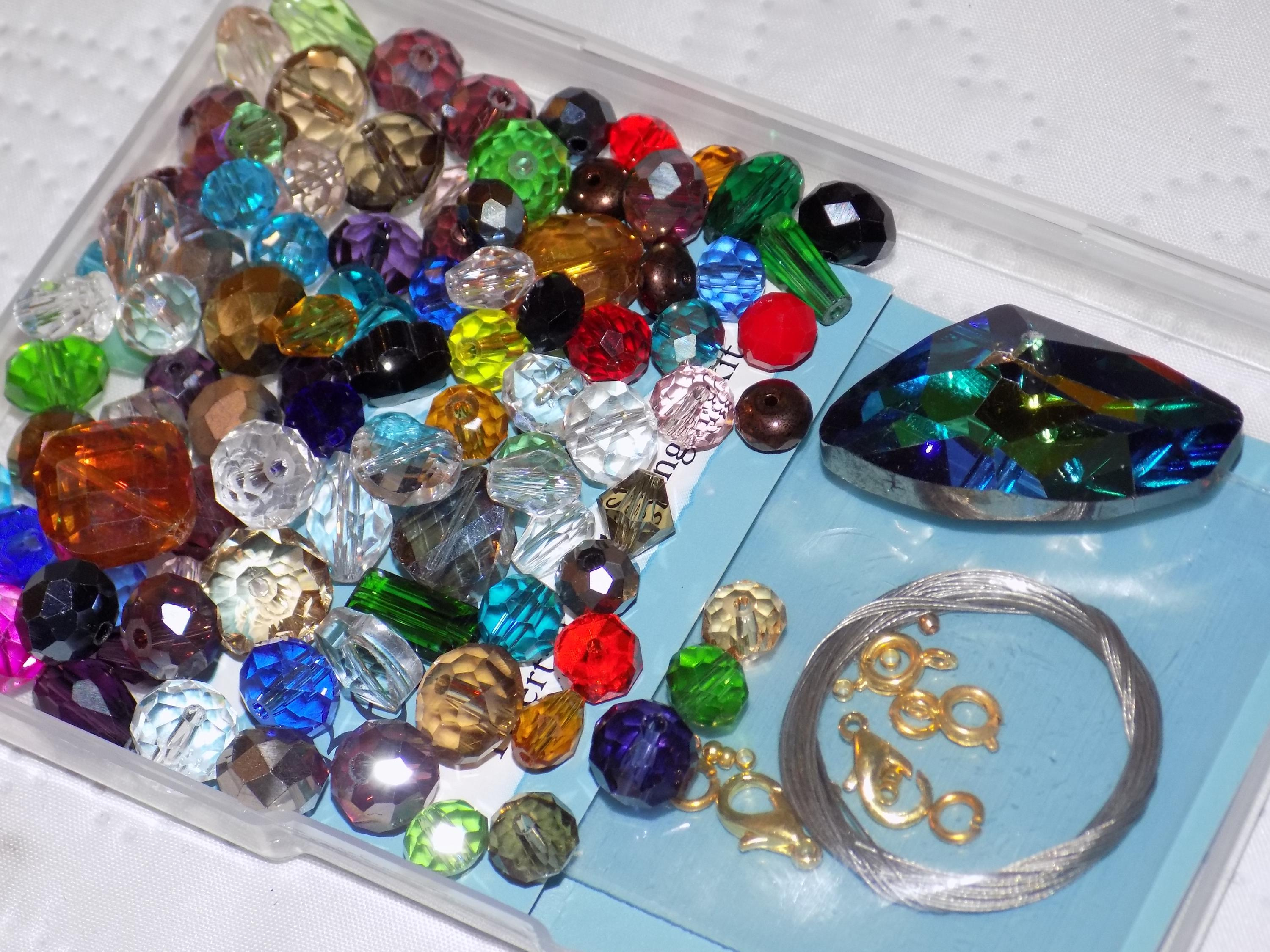 1/Kit DIY Suncatcher Lot Glass Faceted Crystal Rondelle Beads 4mm-14mm Tiger Line Finishing Beads