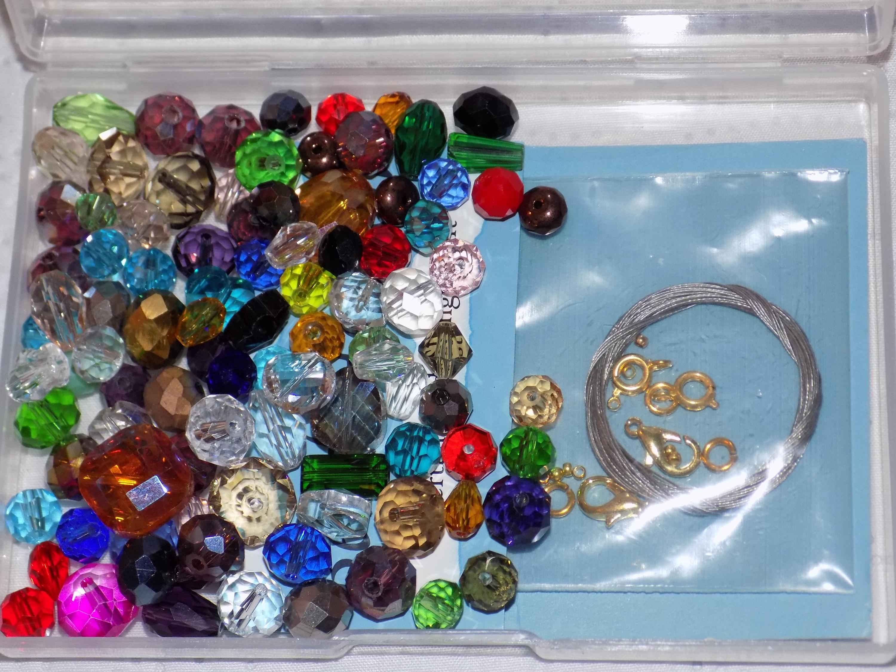 1/Kit DIY Suncatcher Lot Glass Faceted Crystal Rondelle Beads 4mm-14mm Tiger Line Finishing Beads 1