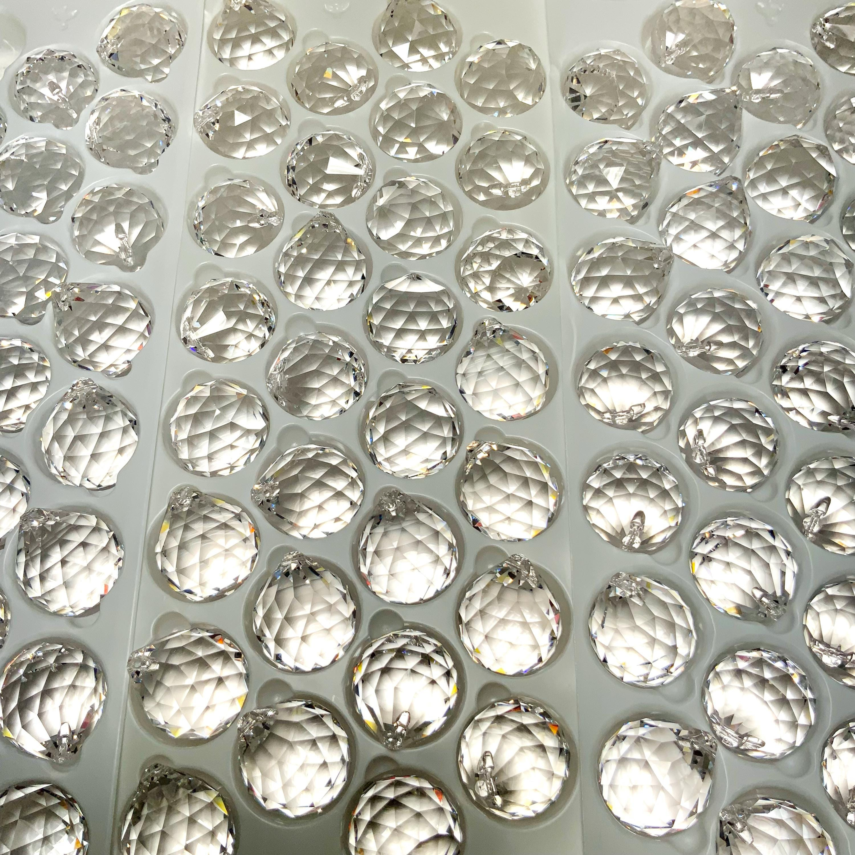 30mm Clear Crystal Ball Prism – Suncatcher Component for Chandelier & Window Decor 3 - MeasureMason 30mm Clear Crystal Ball Prism – Suncatcher Component for Chandelier & Window Decor 3
