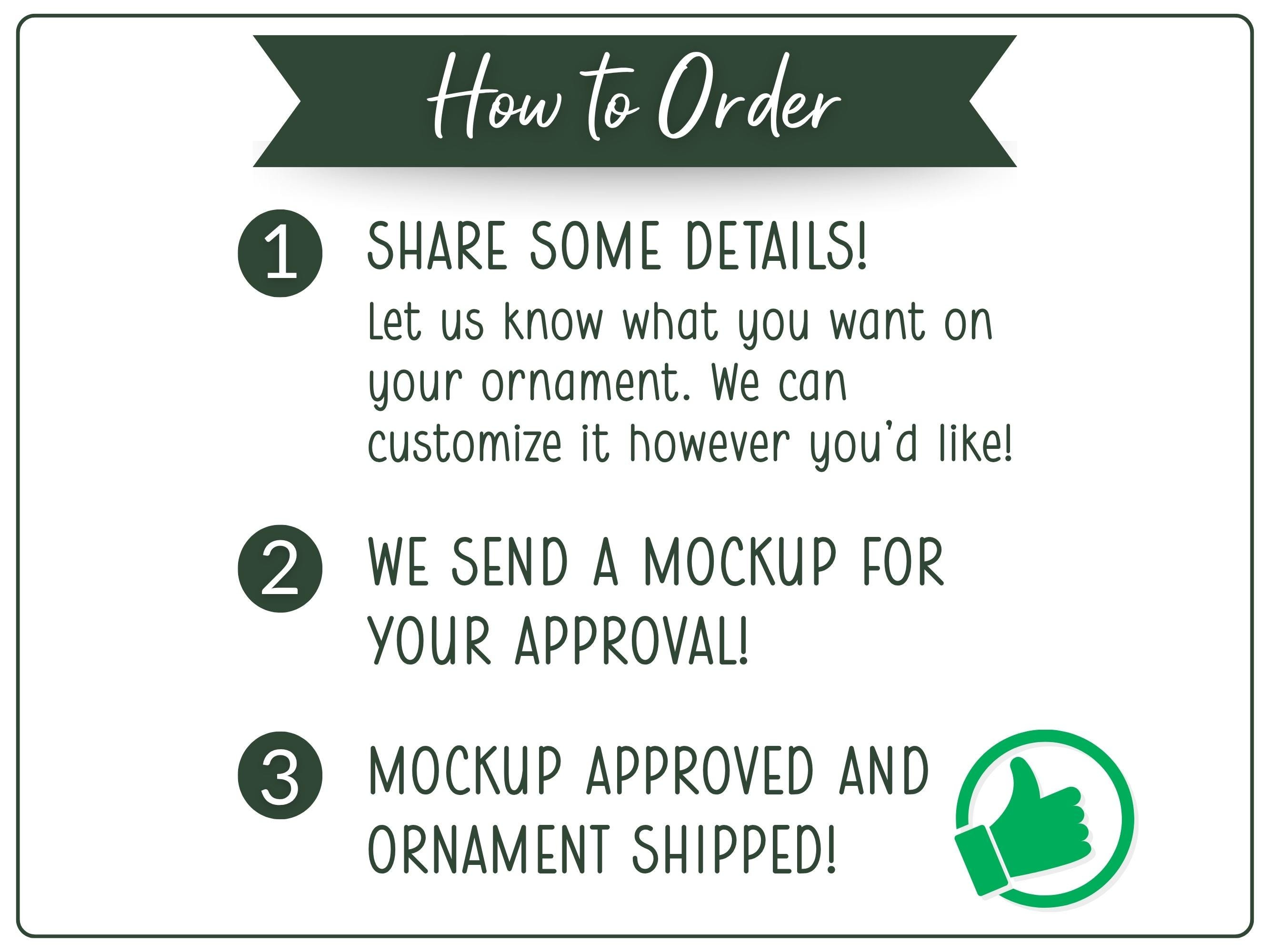 Custom Design Ornament, Personalized Company Logo Christmas Ornament, Rectangle Photo Ornament Business Gift 3 - MeasureMason Custom Design Ornament, Personalized Company Logo Christmas Ornament, Rectangle Photo Ornament Business Gift 3