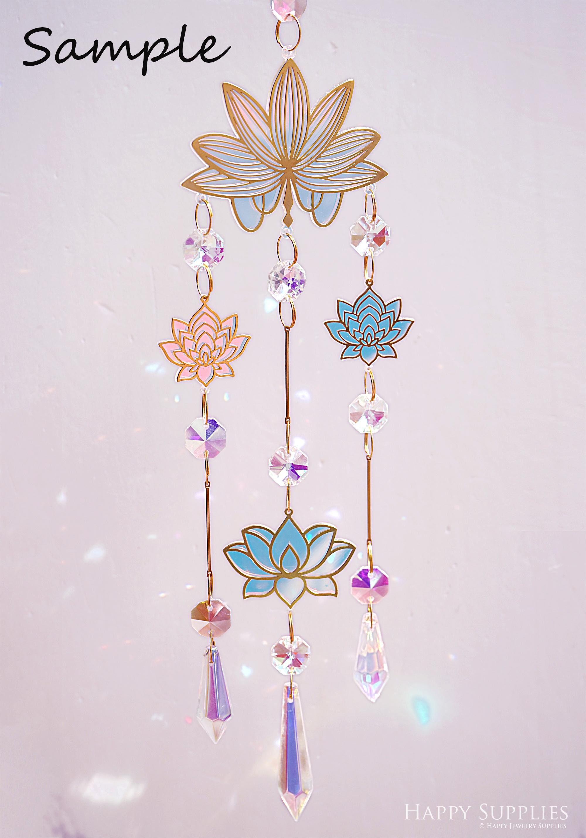 Brass Angel Charm with Rainbow Acrylic Prism - DIY Jewelry Making Supply 1 - MeasureMason Brass Angel Charm with Rainbow Acrylic Prism - DIY Jewelry Making Supply 1