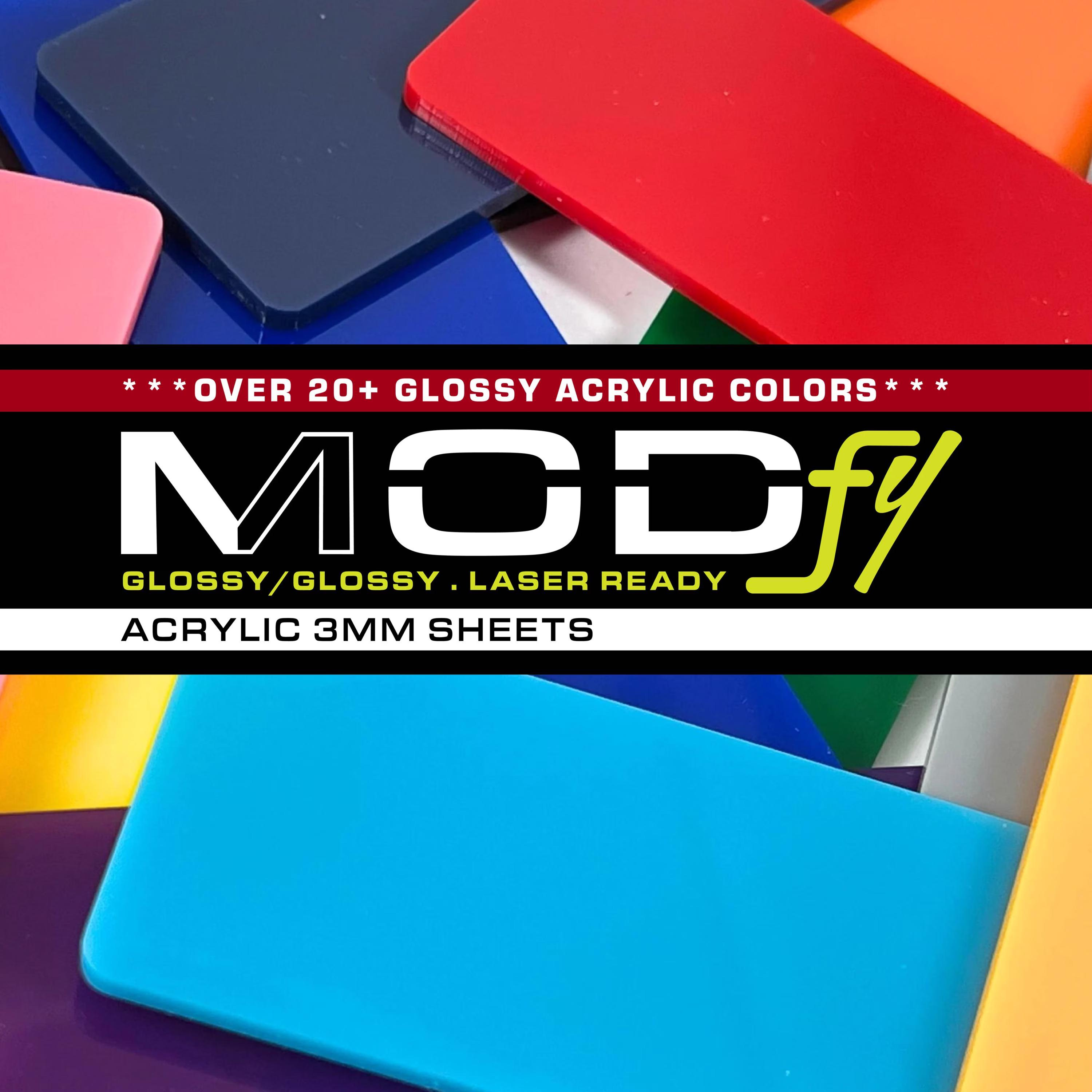 3mm Acrylic Sheets – Laserable Acrylic for Laser Cutting & Engraving 3mm Acrylic Sheets – Laserable Acrylic for Laser Cutting & Engraving