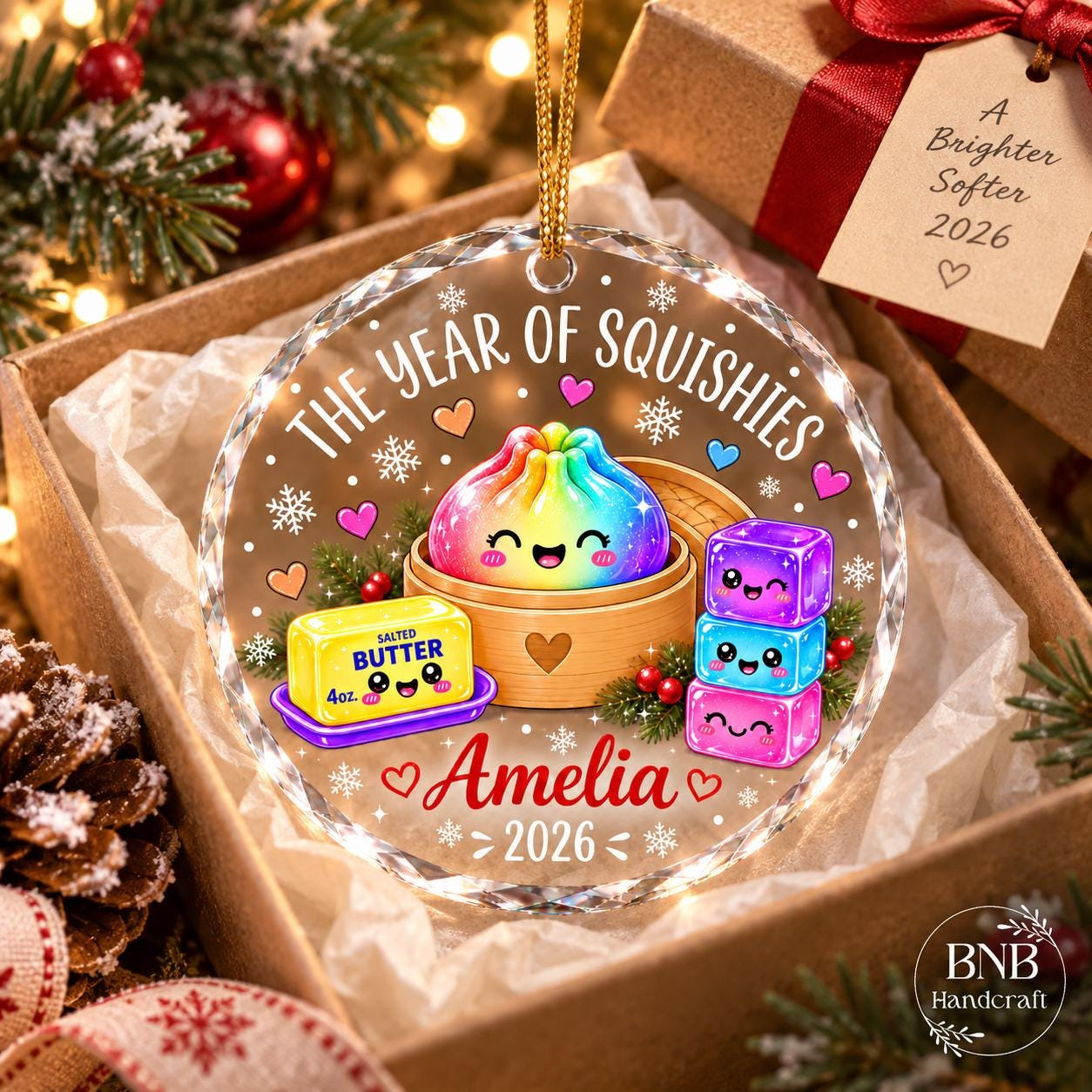 Personalized Kids Christmas Ornament - Custom Name & Year Keepsake 4 - MeasureMason Personalized Kids Christmas Ornament - Custom Name & Year Keepsake 4