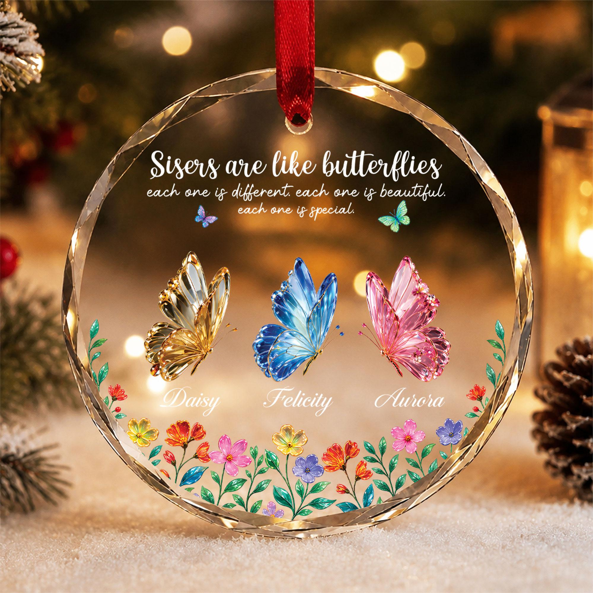 Personalized Best Friends Forever Ornament - Custom Names & Date Christmas Tree Decoration 4 - MeasureMason Personalized Best Friends Forever Ornament - Custom Names & Date Christmas Tree Decoration 4