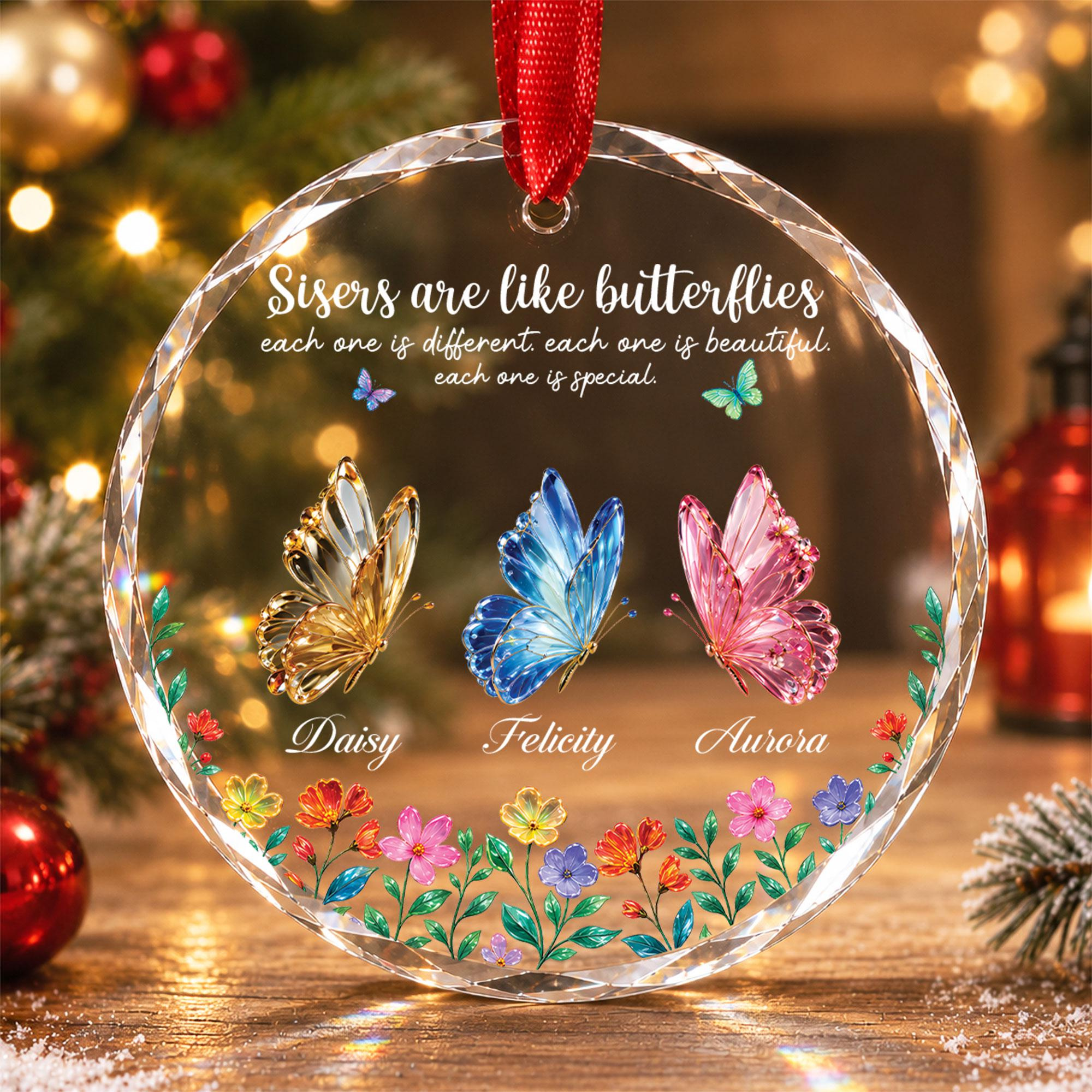 Personalized Best Friends Forever Ornament - Custom Names & Date Christmas Tree Decoration 2 - MeasureMason Personalized Best Friends Forever Ornament - Custom Names & Date Christmas Tree Decoration 2