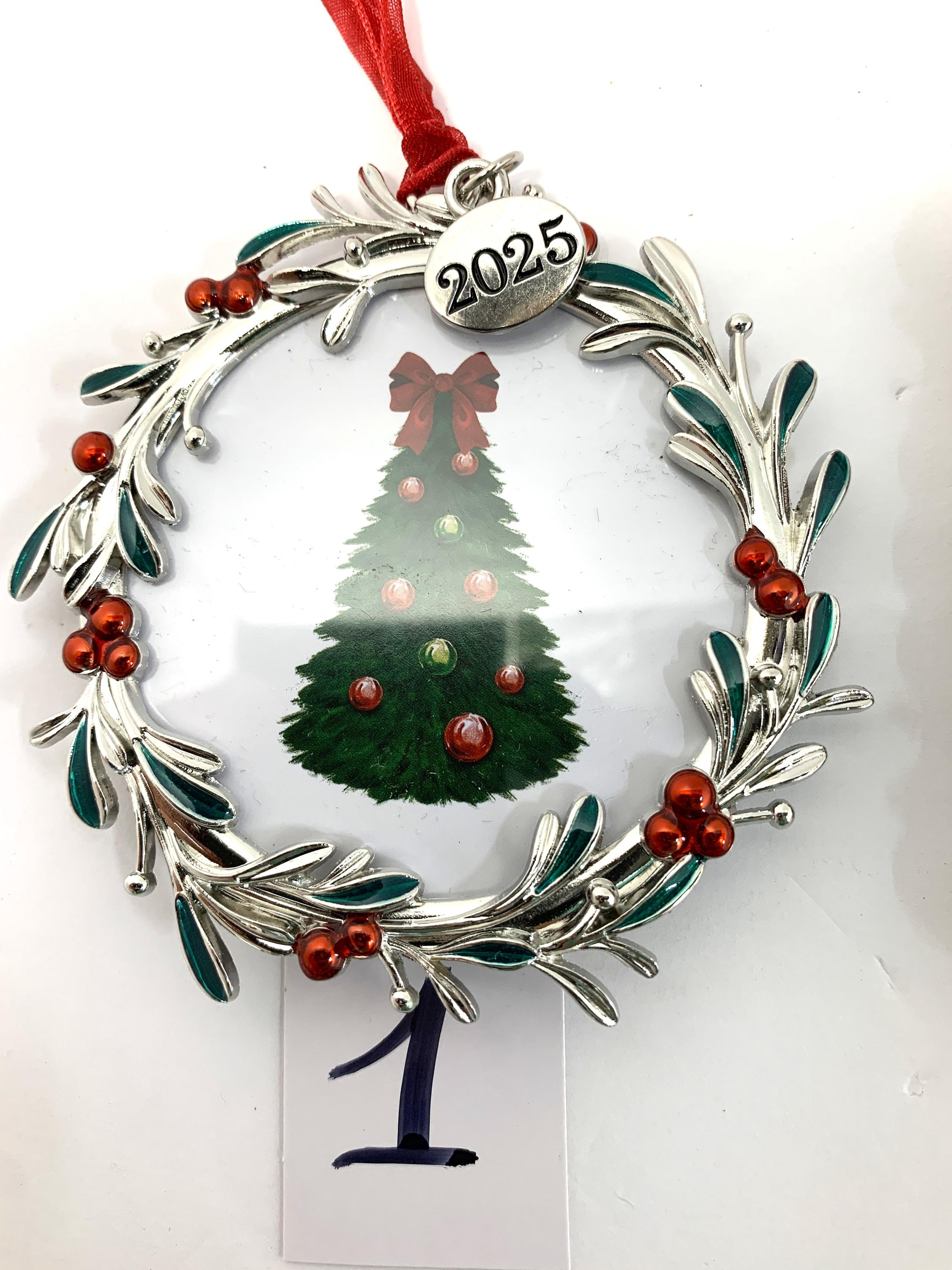 Christmas Photo Frame Ornament 2025, Holiday Picture Ornament in Select Styles 1
