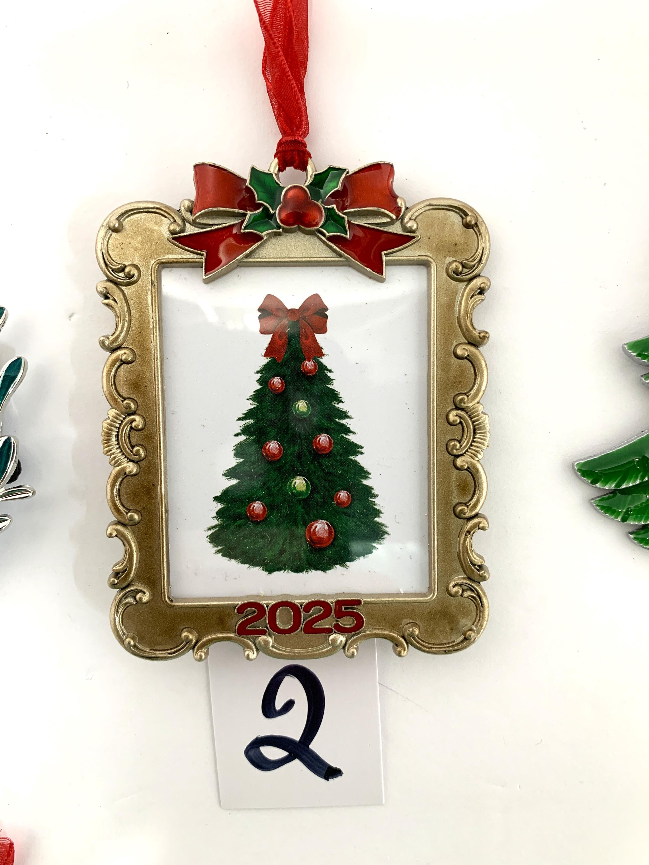Christmas Photo Frame Ornament 2025, Holiday Picture Ornament in Select Styles 2 - MeasureMason Christmas Photo Frame Ornament 2025, Holiday Picture Ornament in Select Styles 2