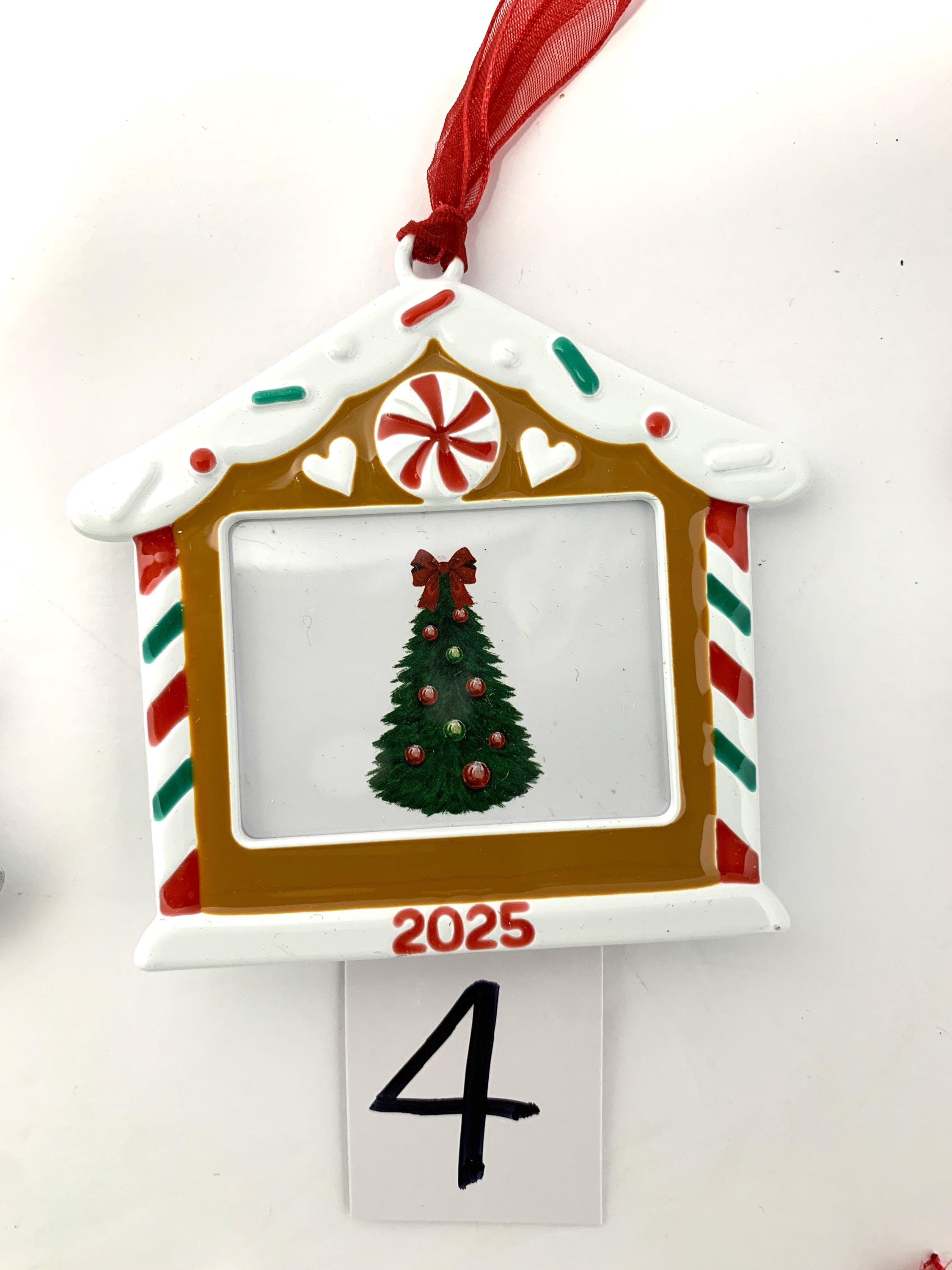 Christmas Photo Frame Ornament 2025, Holiday Picture Ornament in Select Styles 4 - MeasureMason Christmas Photo Frame Ornament 2025, Holiday Picture Ornament in Select Styles 4