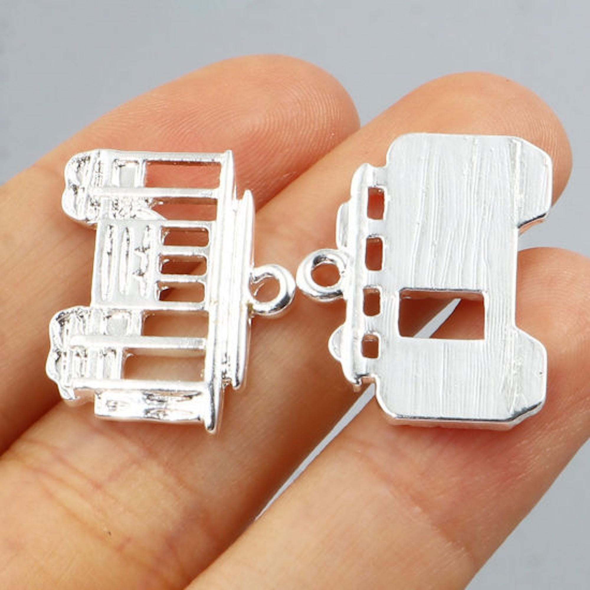 Trolley Car Charm for Keychain, Bag Charm, Zipper Pull, Retro Transportation Accent 1 - MeasureMason Trolley Car Charm for Keychain, Bag Charm, Zipper Pull, Retro Transportation Accent 1