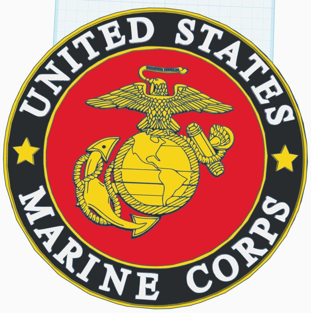 3D Printed Military Branch Seal Wall Plaque – Custom Armed Service Pride Decor for Home and Man Cave 2 - MeasureMason 3D Printed Military Branch Seal Wall Plaque – Custom Armed Service Pride Decor for Home and Man Cave 2