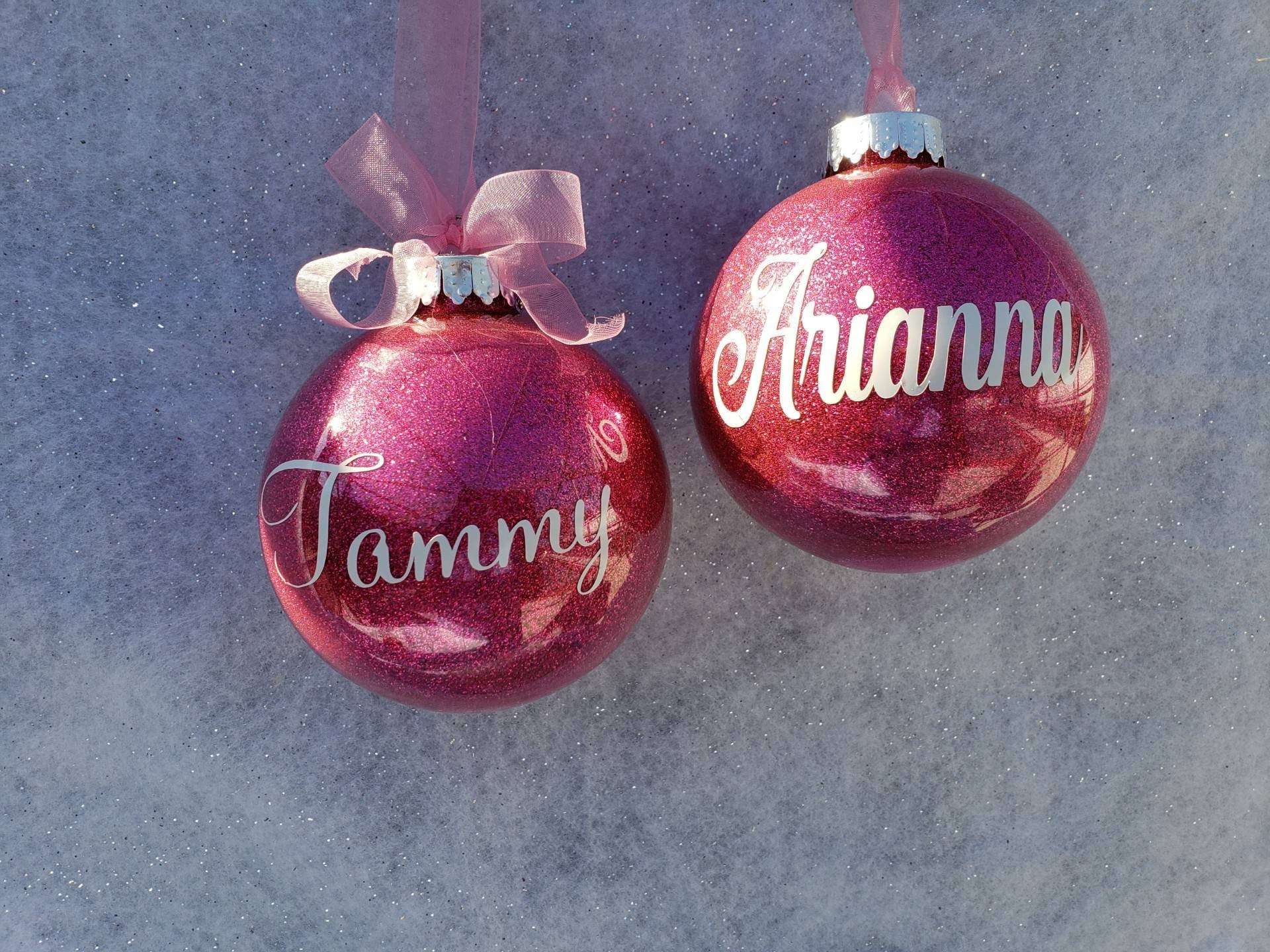 Personalized Christmas Ornaments - Custom Name Ornaments for Christmas Tree Decor Personalized Christmas Ornaments - Custom Name Ornaments for Christmas Tree Decor
